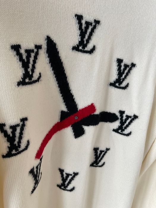 Louis Vuitton Thistle Intarsia Pullover Multico. Size M0