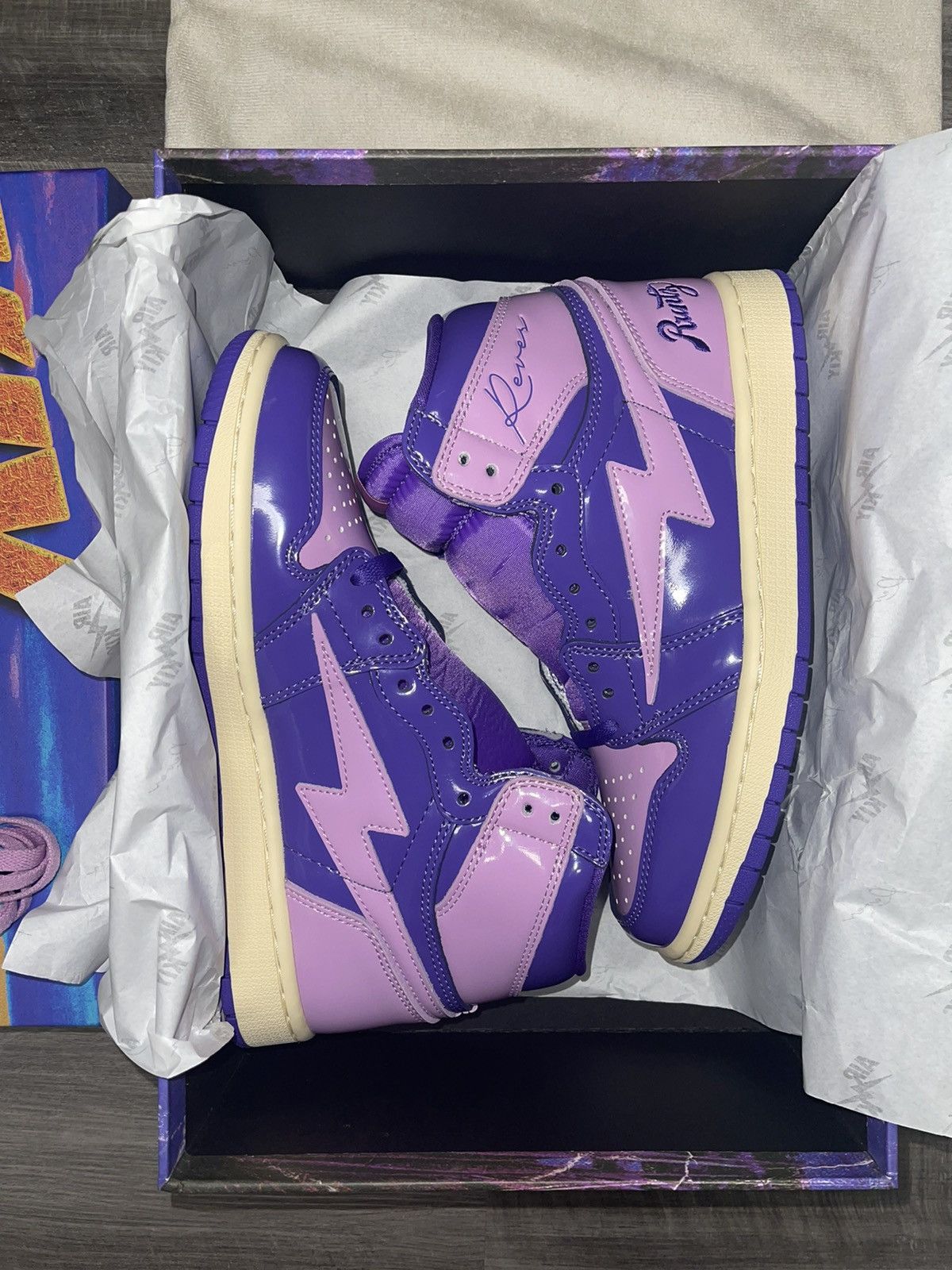 Reves Paris Reves Paris x Air Kiy ‘85 HI “Runtz” Size US 7.5 / EU 40-41 - 2 Thumbnail