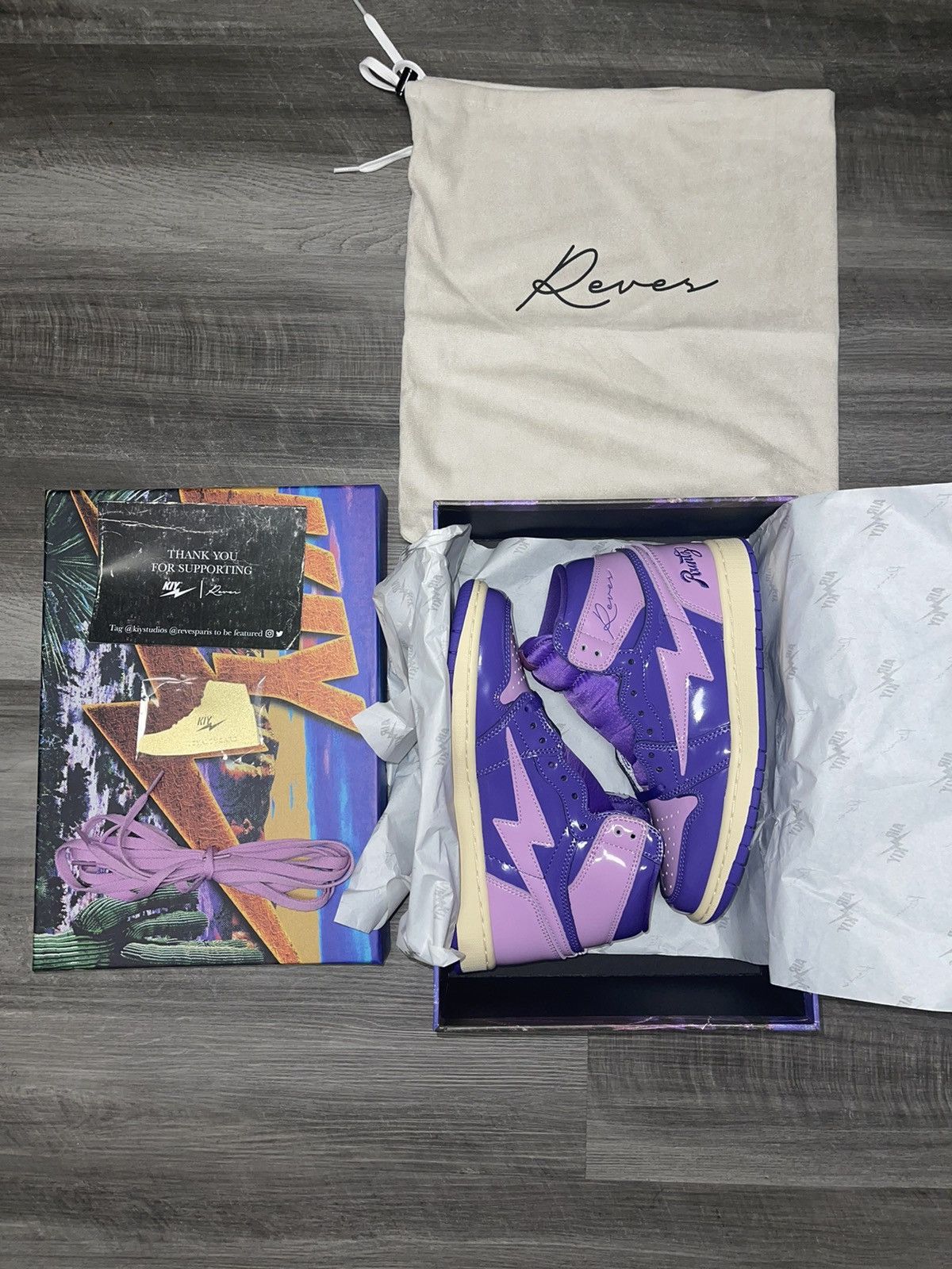 Reves Paris Reves Paris x Air Kiy ‘85 HI “Runtz” Size US 7.5 / EU 40-41 - 1 Thumbnail