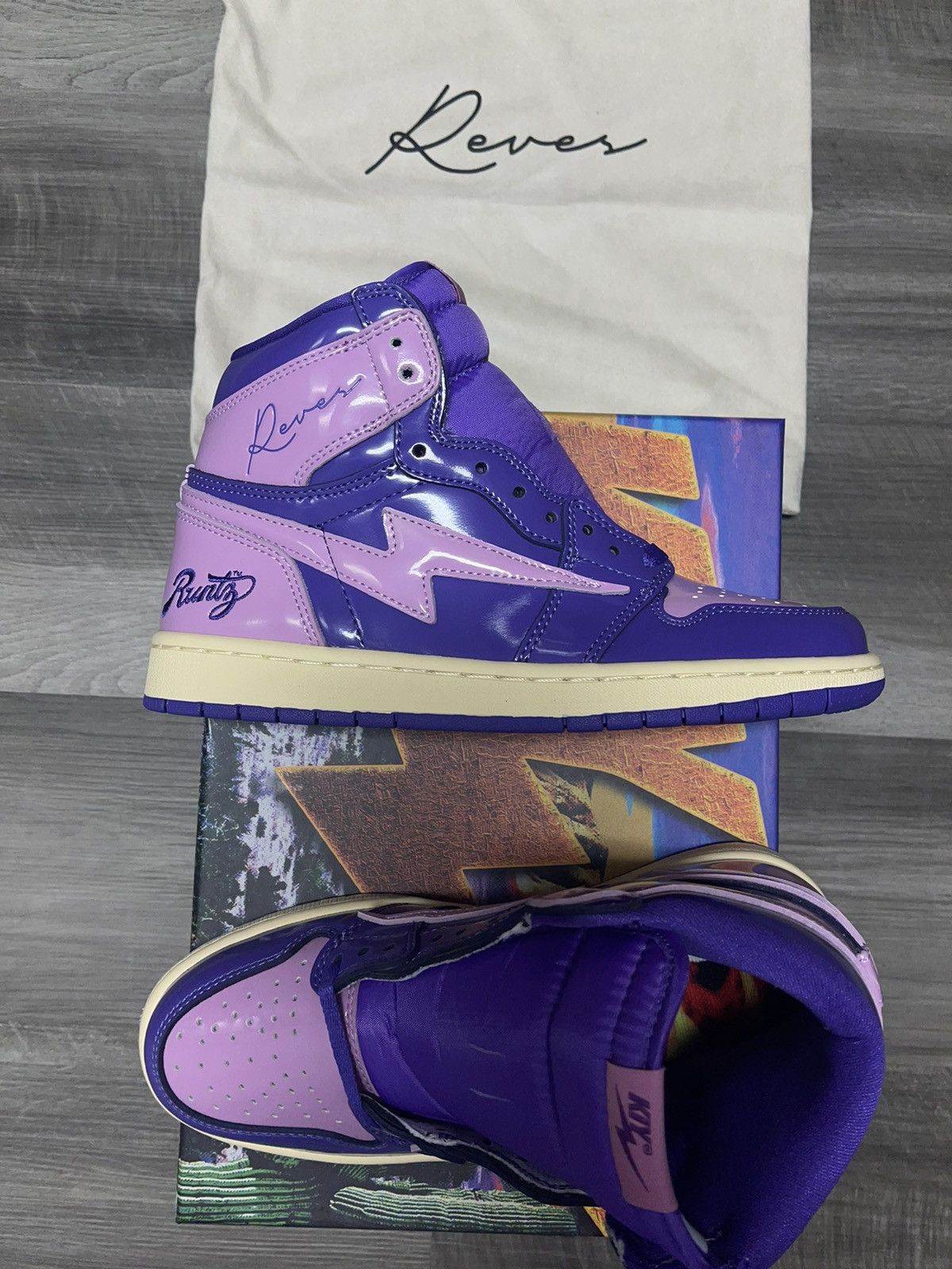Reves Paris Reves Paris x Air Kiy ‘85 HI “Runtz” Size US 7.5 / EU 40-41 - 3 Thumbnail