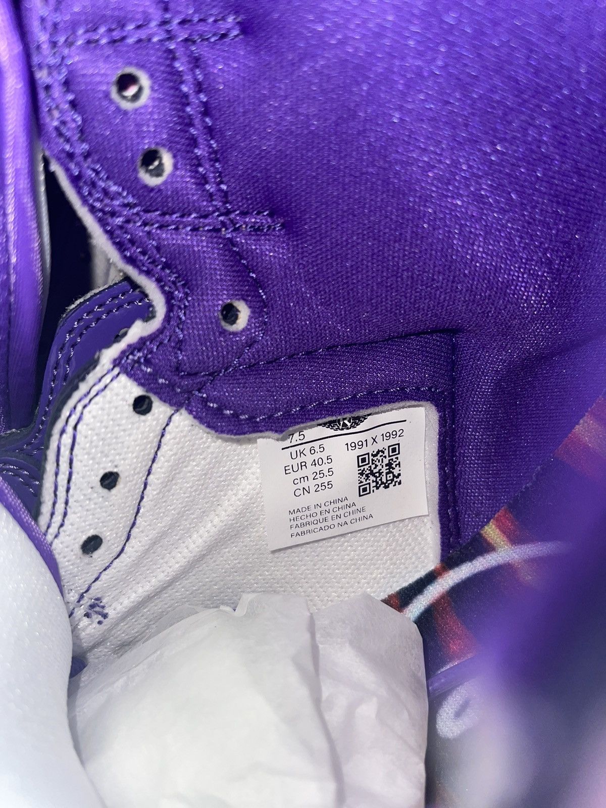 Reves Paris Reves Paris x Air Kiy ‘85 HI “Runtz” Size US 7.5 / EU 40-41 - 8 Thumbnail