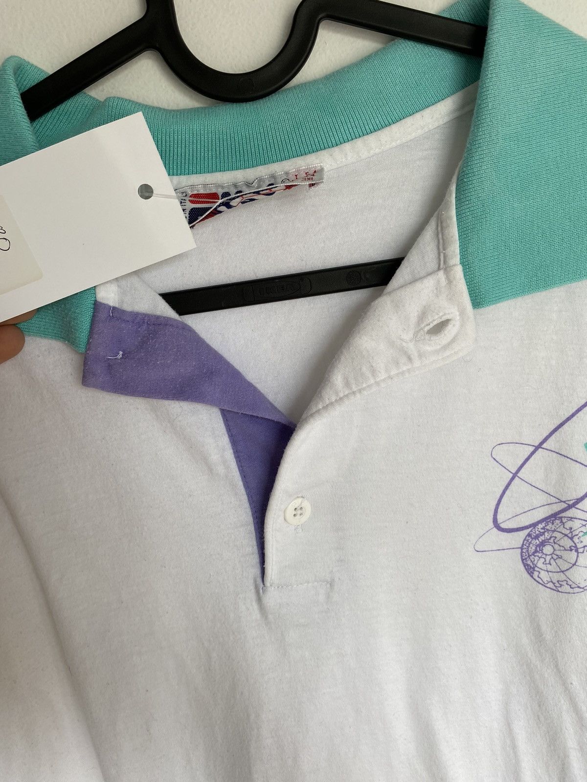 Fila × Vintage Fila 80s Vintage Polo T Shirt Sport Globe Size US L / EU 52-54 / 3 - 8 Thumbnail