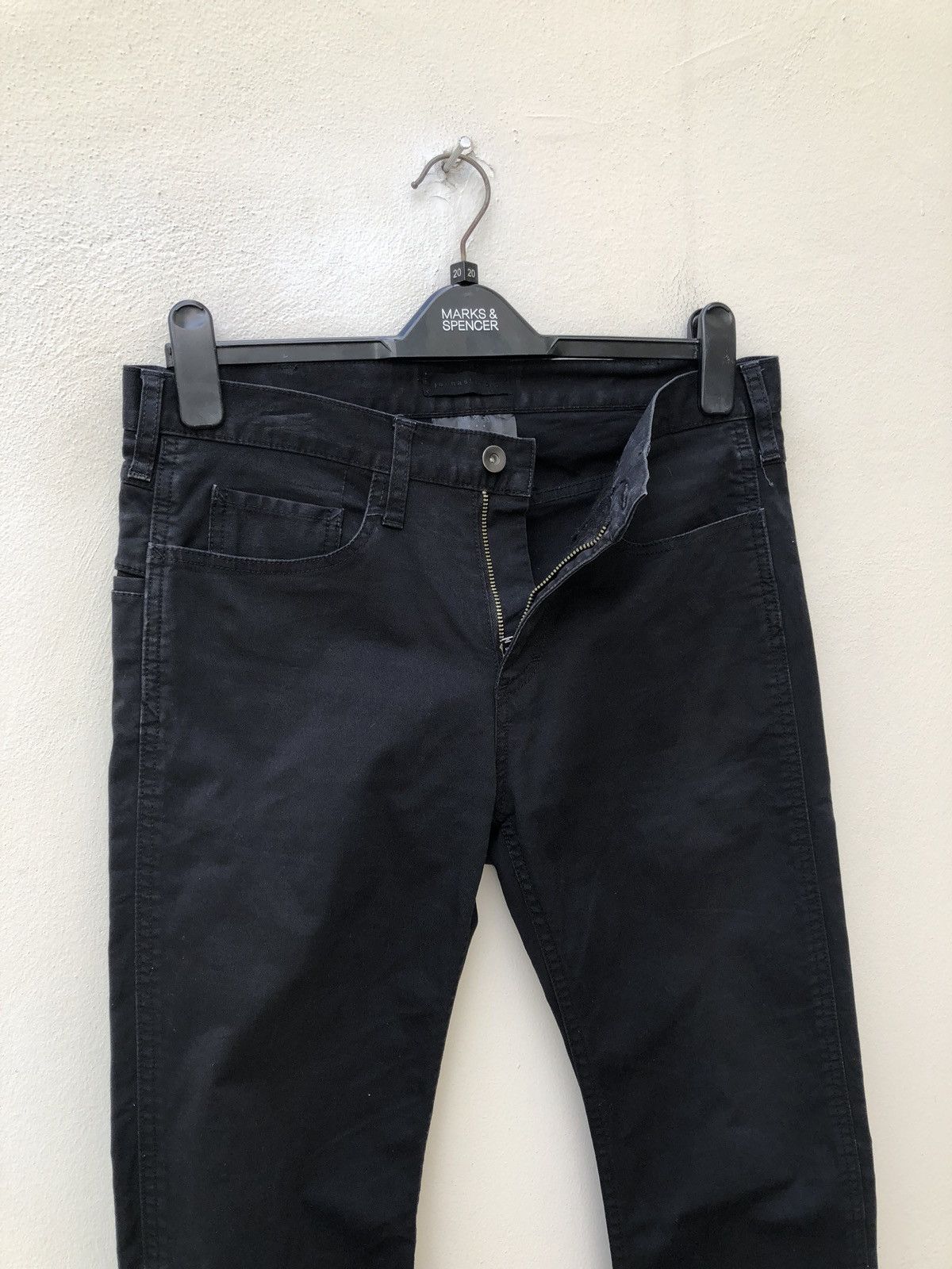 junhashimoto Jun Hashimoto Japan Stretch Fade Black Flare Pant Size US 32 / EU 48 - 9 Thumbnail