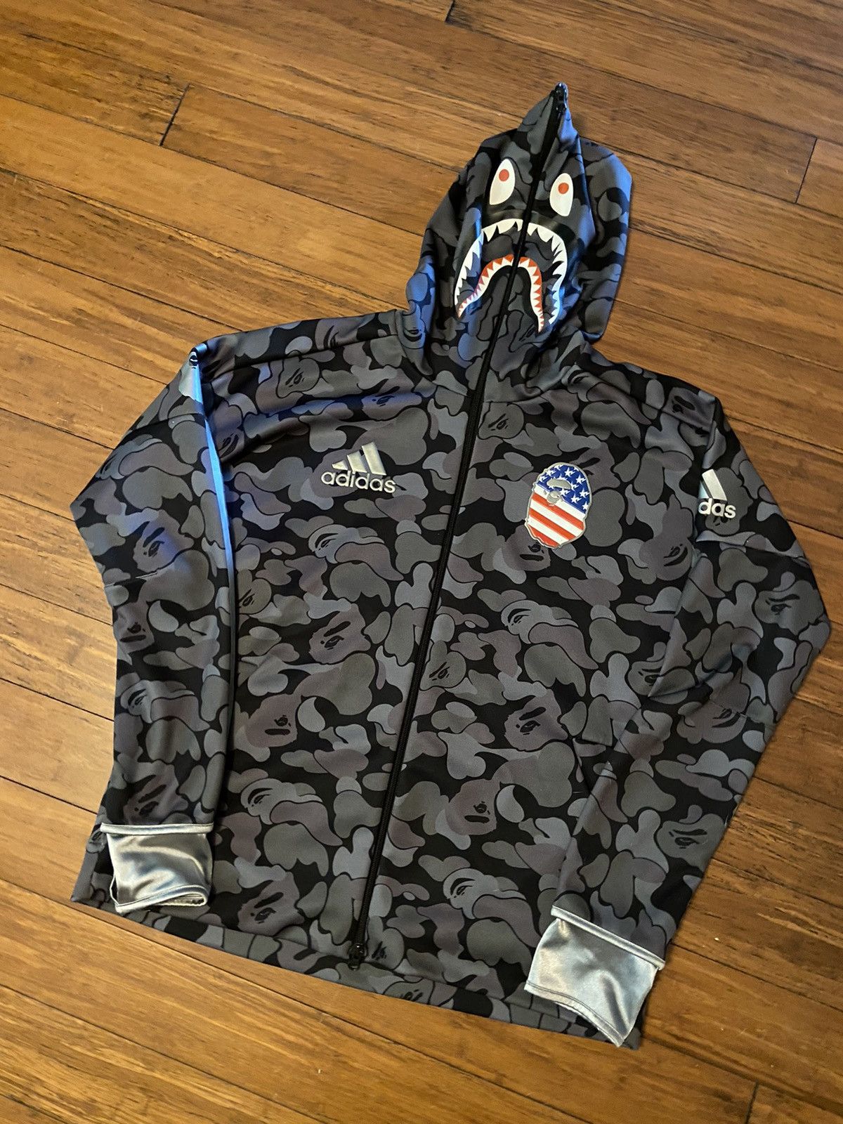 Adidas bape camo hoodie on sale