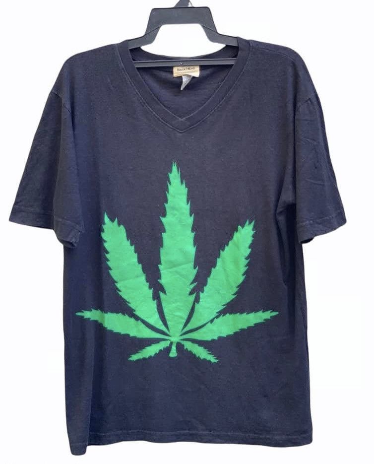 Other Back Head Marijuana.. 55 Hemp/45 Cotton T Shirt Made In USA Size US M / EU 48-50 / 2 - 1 Thumbnail