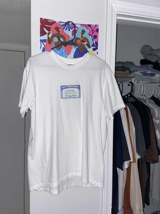 Supreme supreme social tee white | Grailed