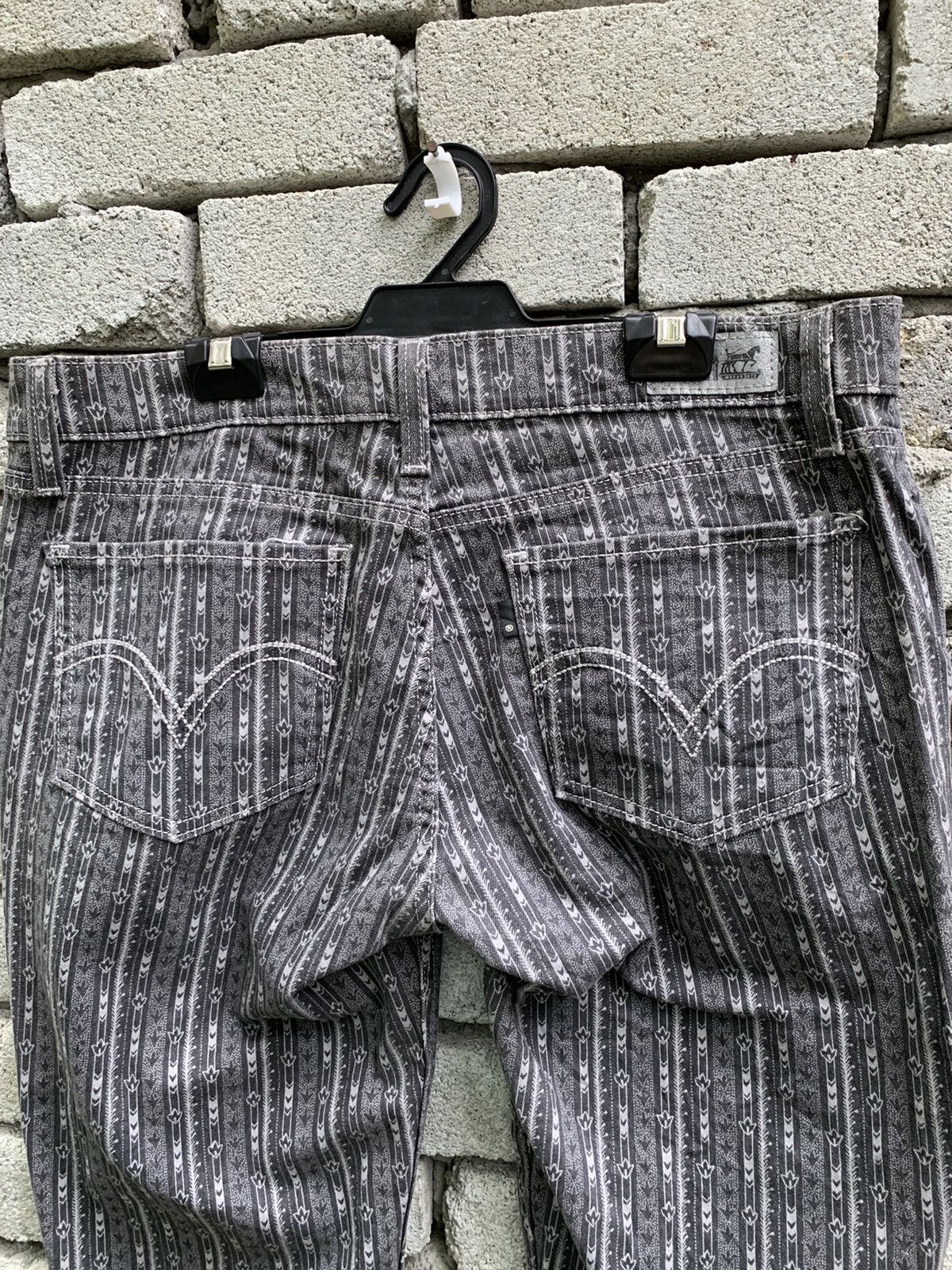 Levi's Levis 524 Printed Skiny Denim Pants Size US 34 / EU 50 - 9 Thumbnail