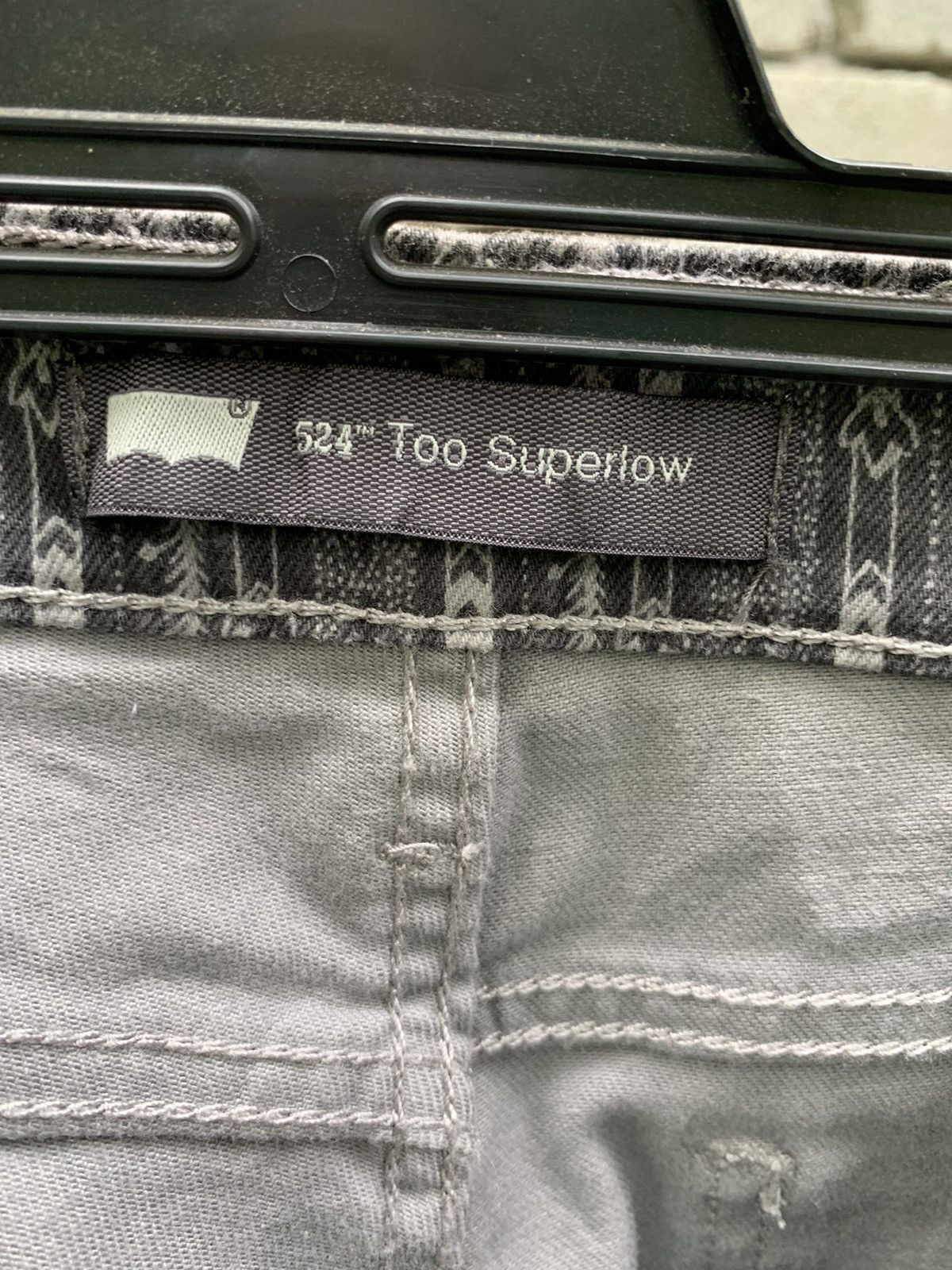 Levi's Levis 524 Printed Skiny Denim Pants Size US 34 / EU 50 - 17 Thumbnail