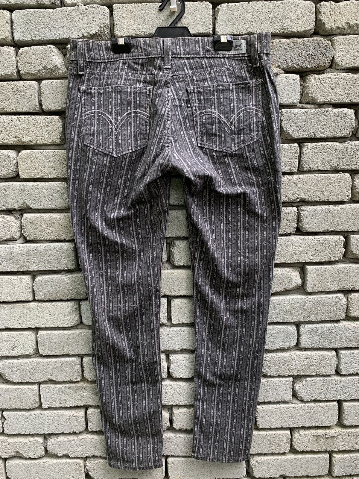 Levi's Levis 524 Printed Skiny Denim Pants Size US 34 / EU 50 - 5 Thumbnail