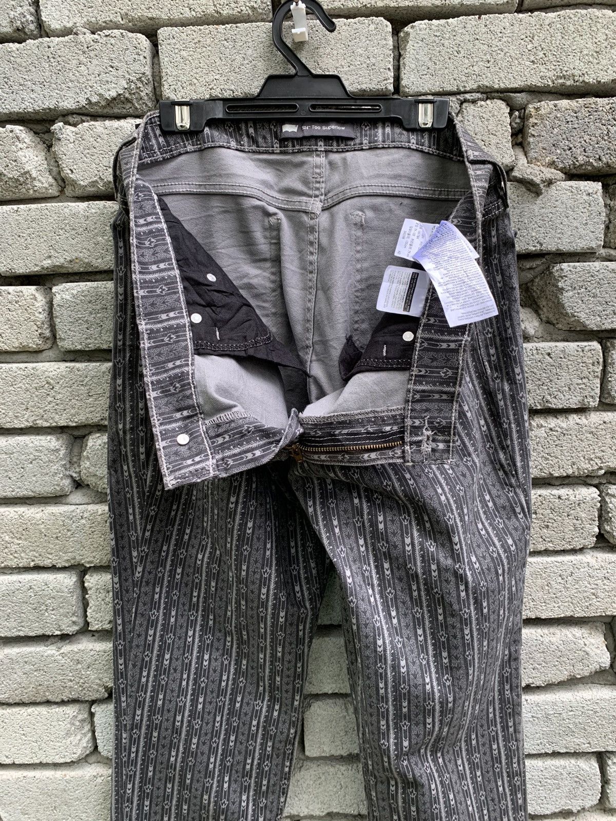 Levi's Levis 524 Printed Skiny Denim Pants Size US 34 / EU 50 - 13 Thumbnail