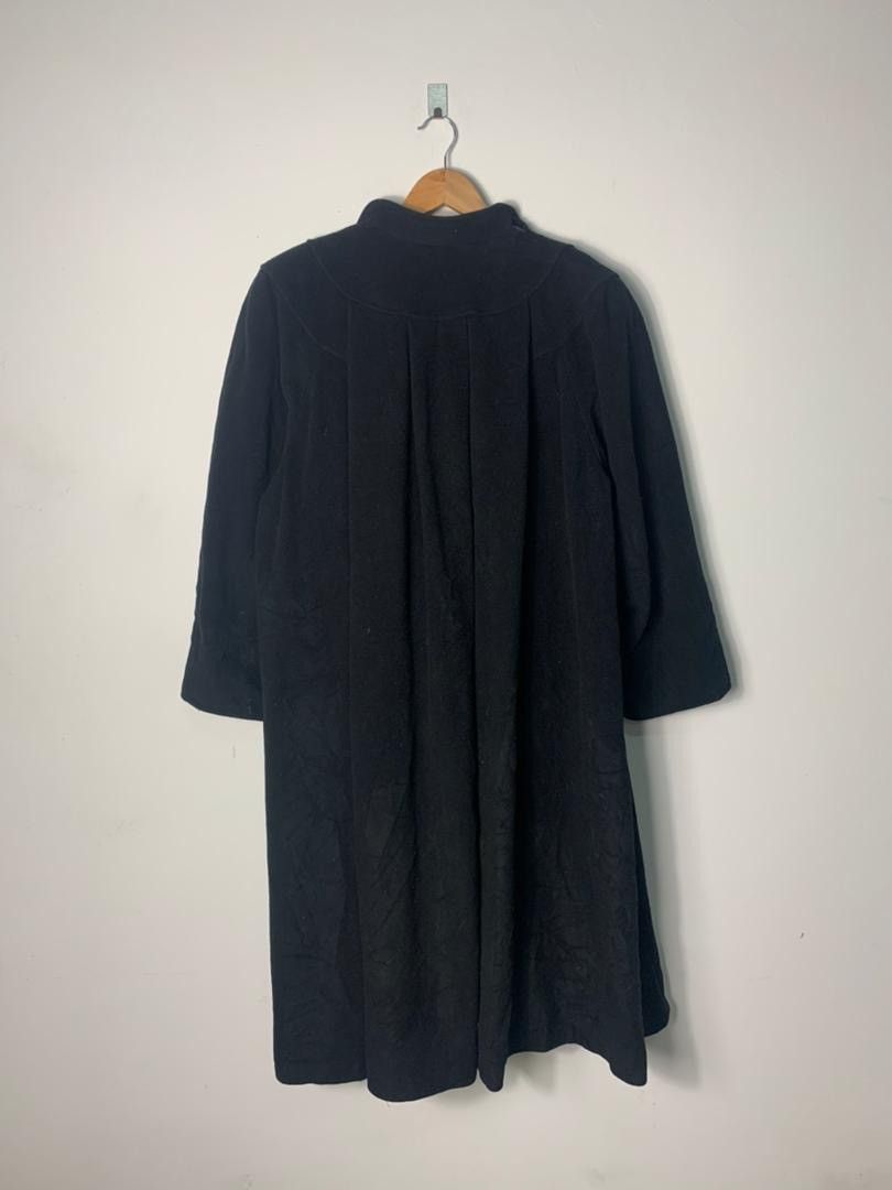 Other Black Wool Cloaks Cardigan Style Made in Italy Size US XL / EU 56 / 4 - 4 Thumbnail