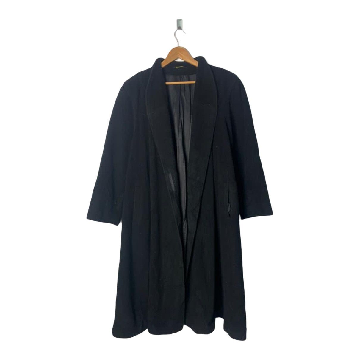 Other Black Wool Cloaks Cardigan Style Made in Italy Size US XL / EU 56 / 4 - 1 Thumbnail