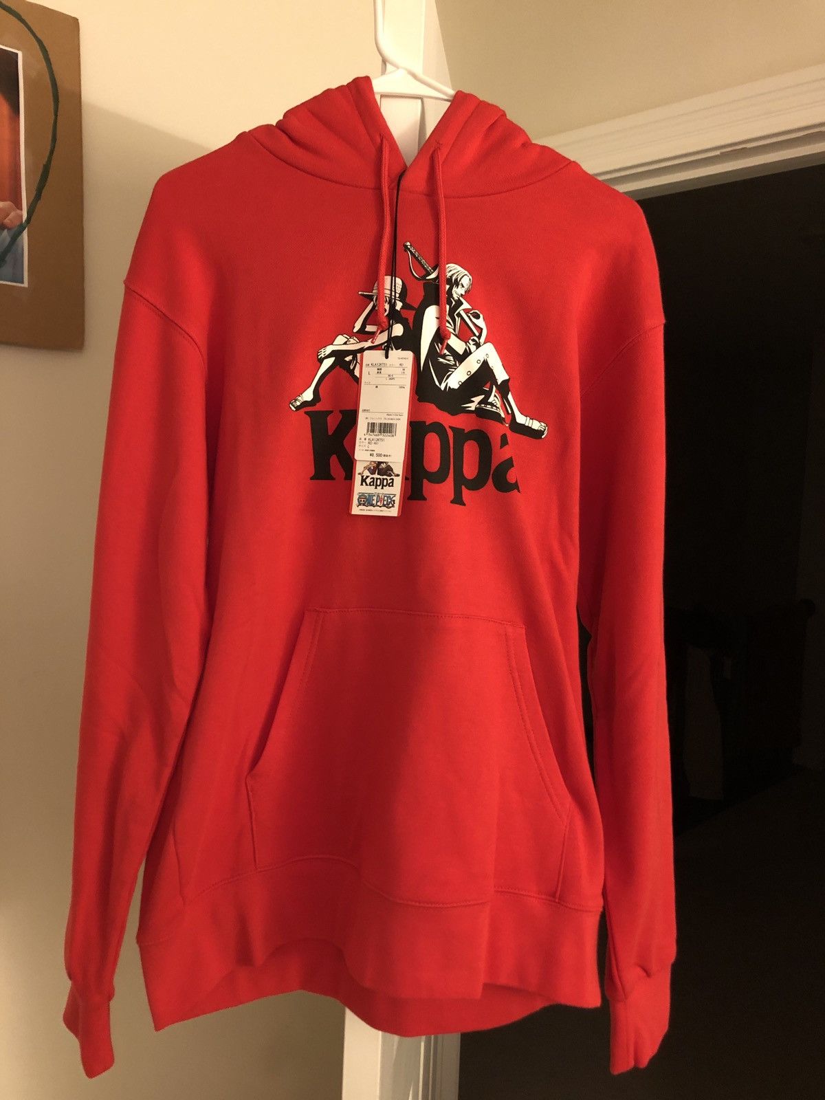 Kappa One Piece Kappa x One Piece Hoodie Luffy Shanks Grailed
