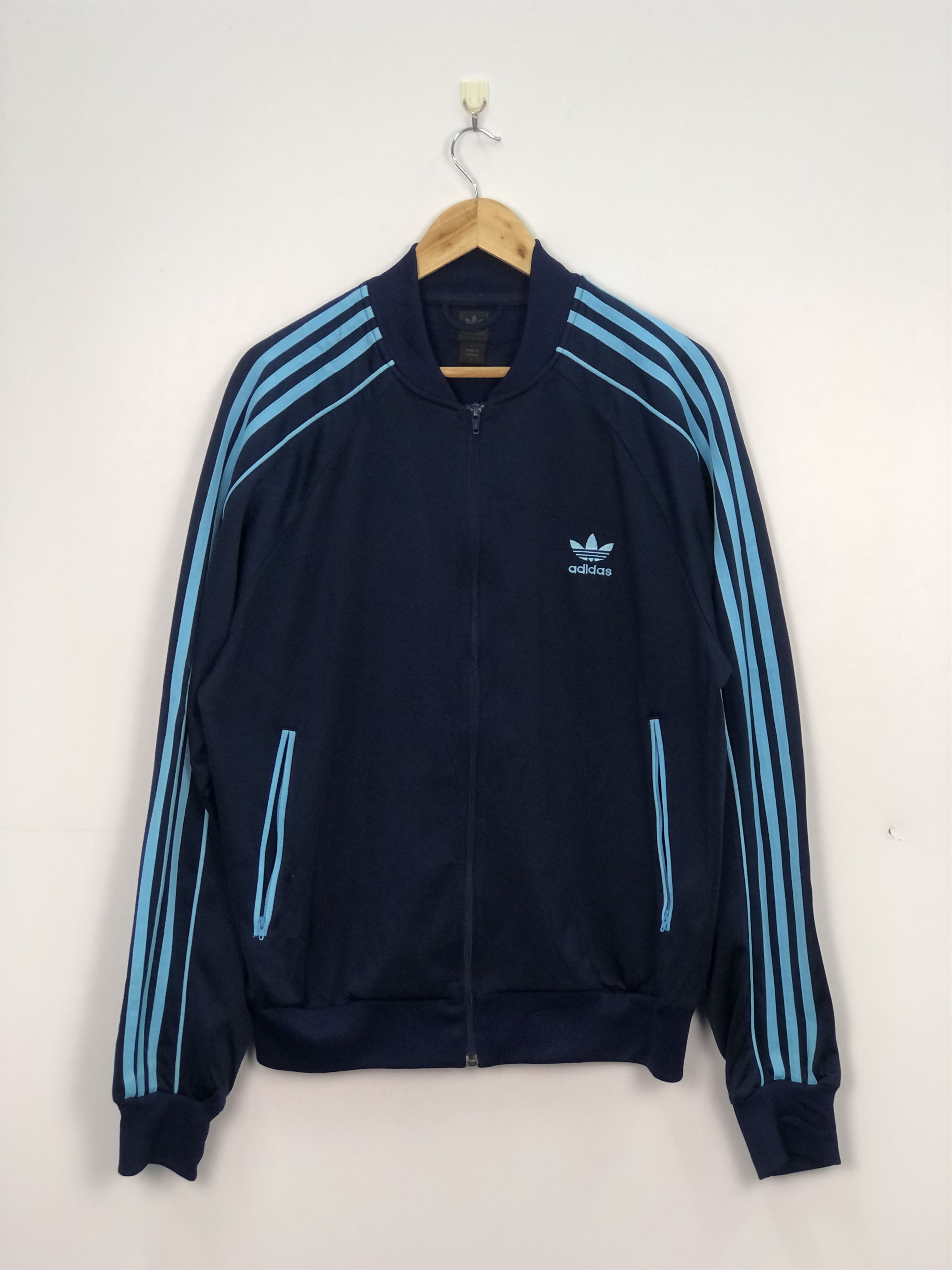 Adidas × Vintage Vintage Adidas Windbreaker Jacket Size US L / EU 52-54 / 3 - 2 Thumbnail