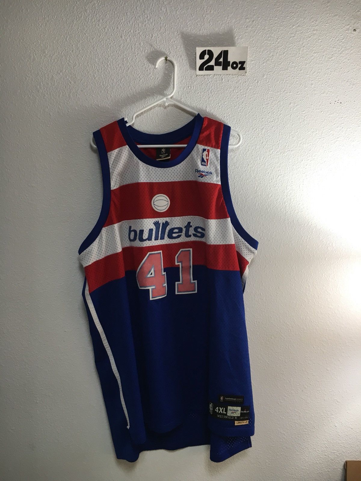 Vintage Wes Unseld Washington Bullets Jersey #41 | Grailed