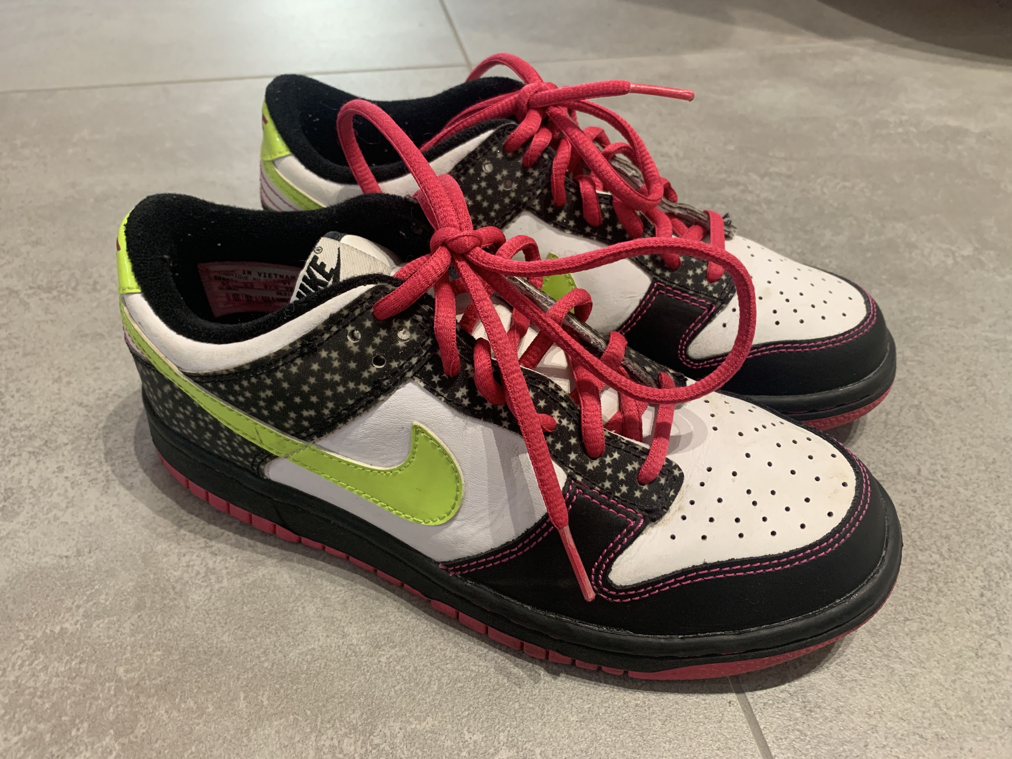 Nike Nike Dunk Low Volt Pink 37 5 23 5 cm 309601 174 GS Grailed