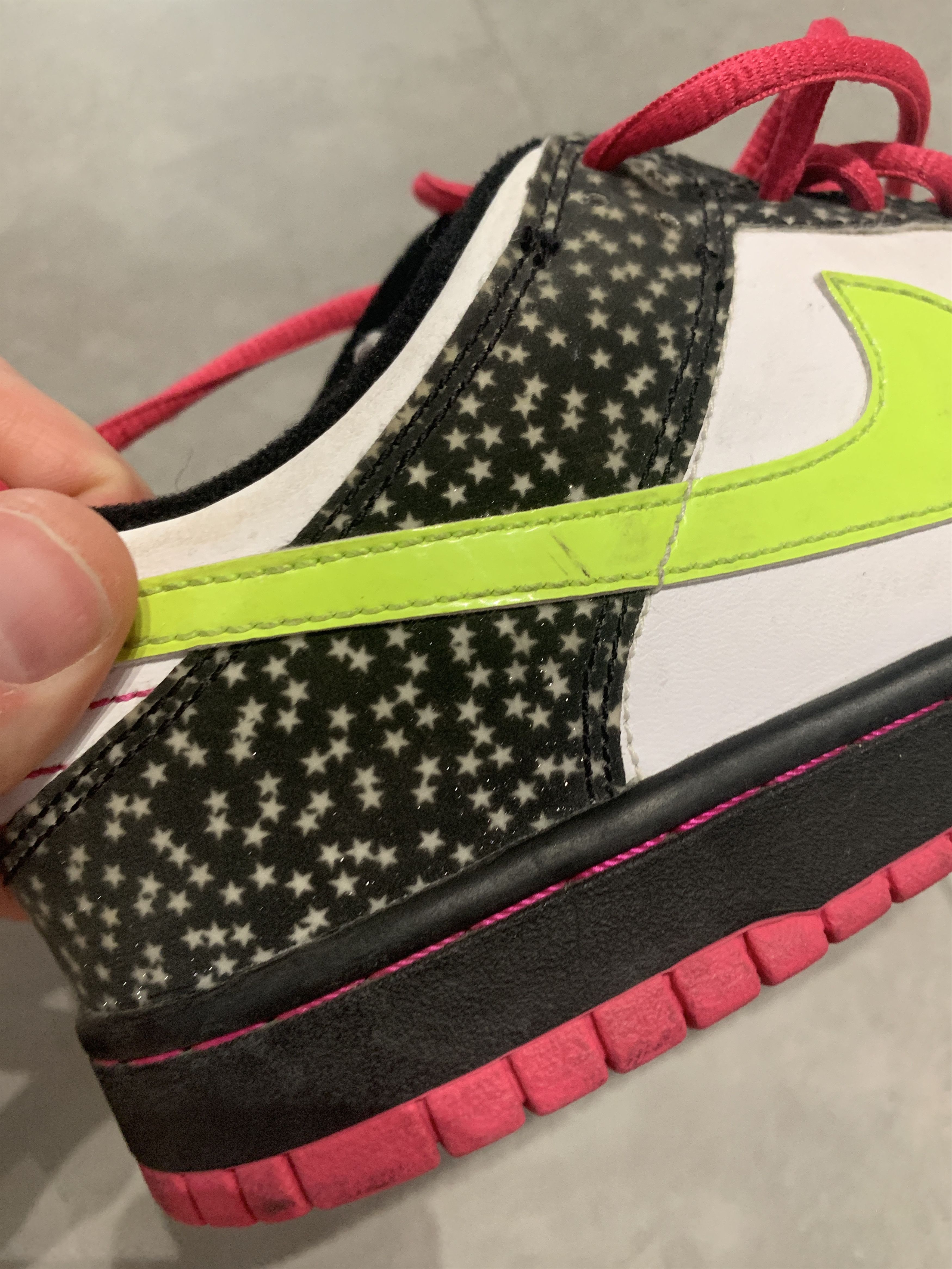 Nike Nike Dunk Low Volt Pink 37 5 23 5 cm 309601 174 GS Grailed