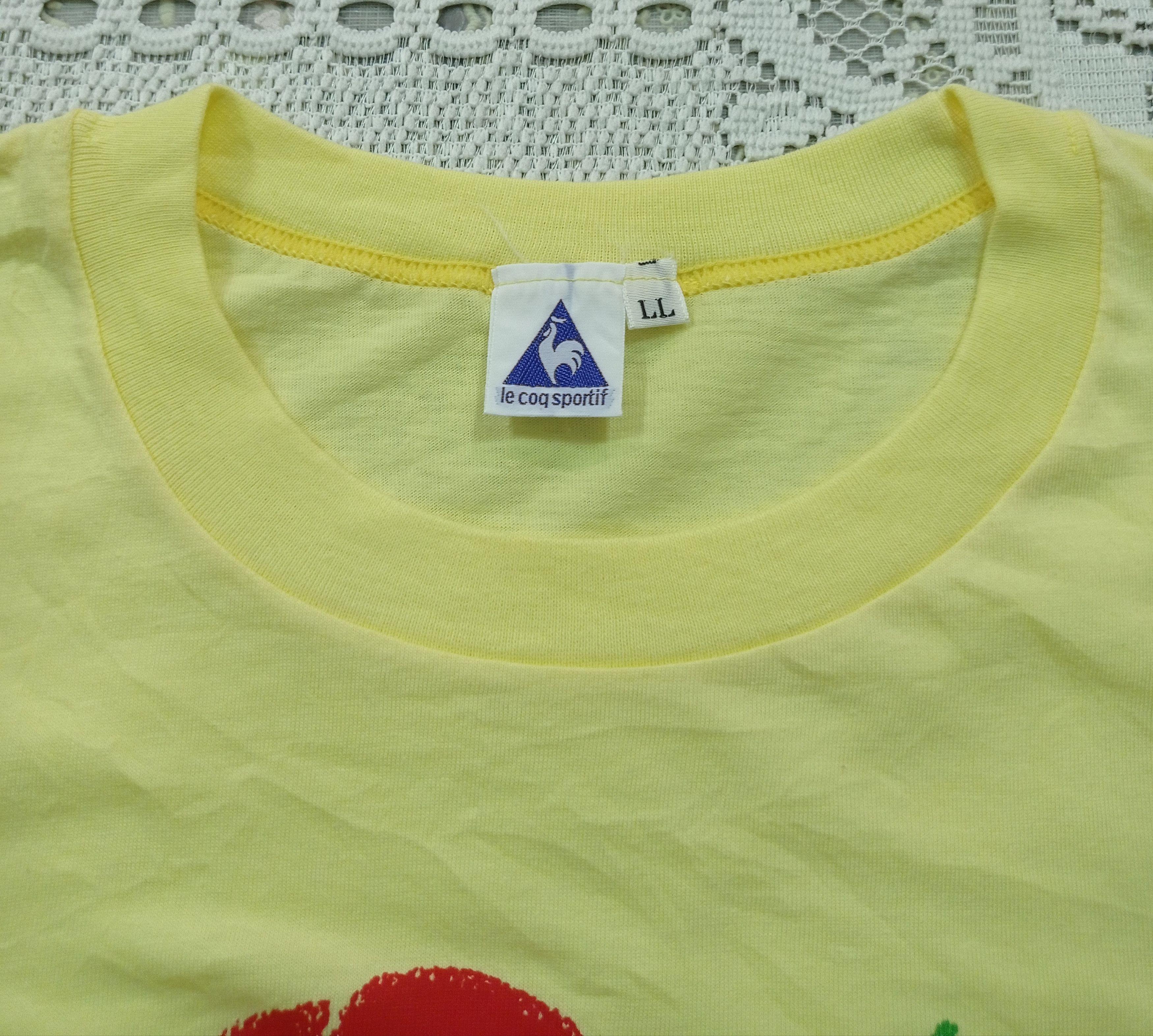 Le Coq Sportif 1992 LE COQ SPORTIF VINTAGE TEE – MADE IN JAPAN Size US L / EU 52-54 / 3 - 5 Thumbnail