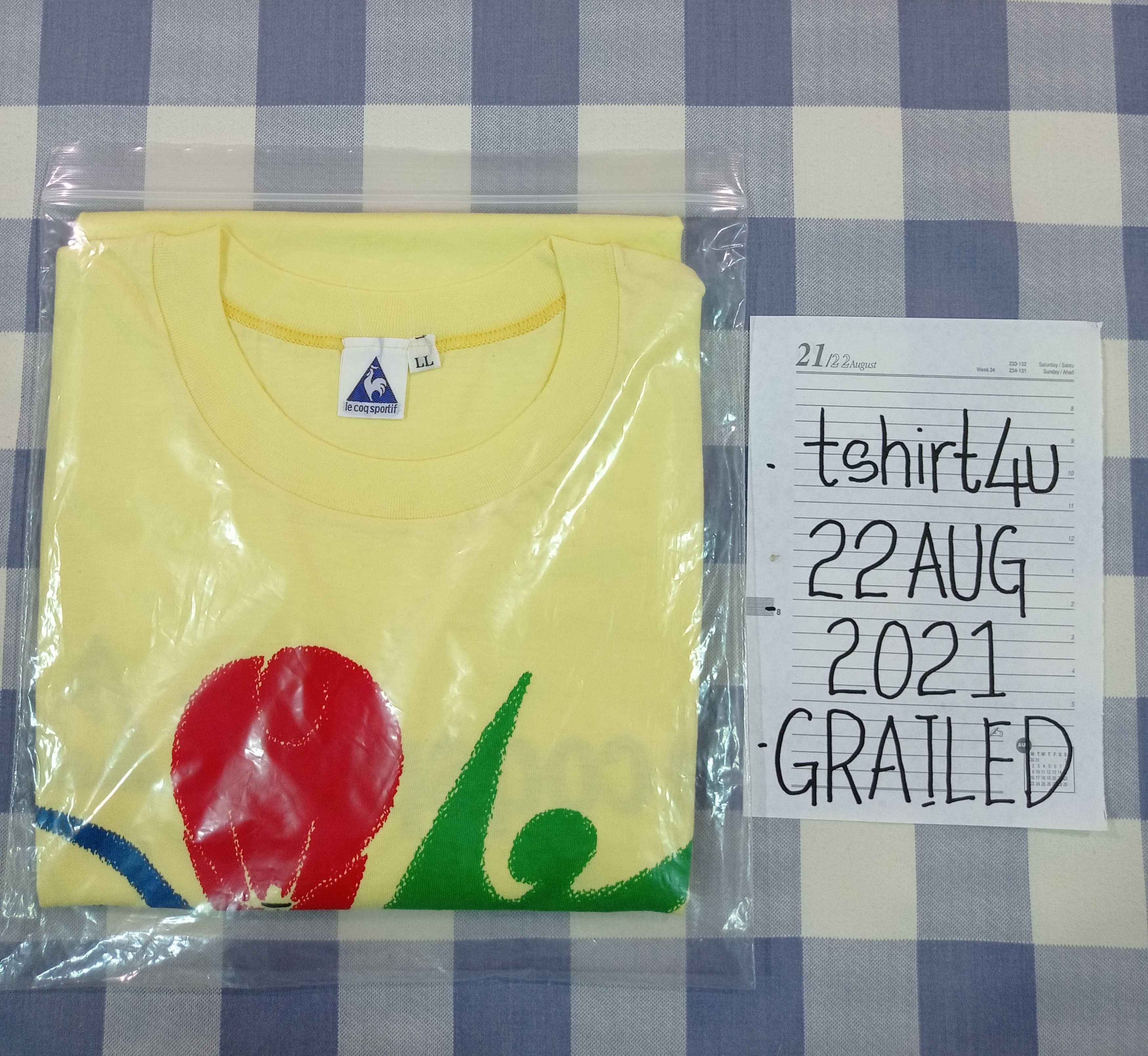 Le Coq Sportif 1992 LE COQ SPORTIF VINTAGE TEE – MADE IN JAPAN Size US L / EU 52-54 / 3 - 6 Thumbnail