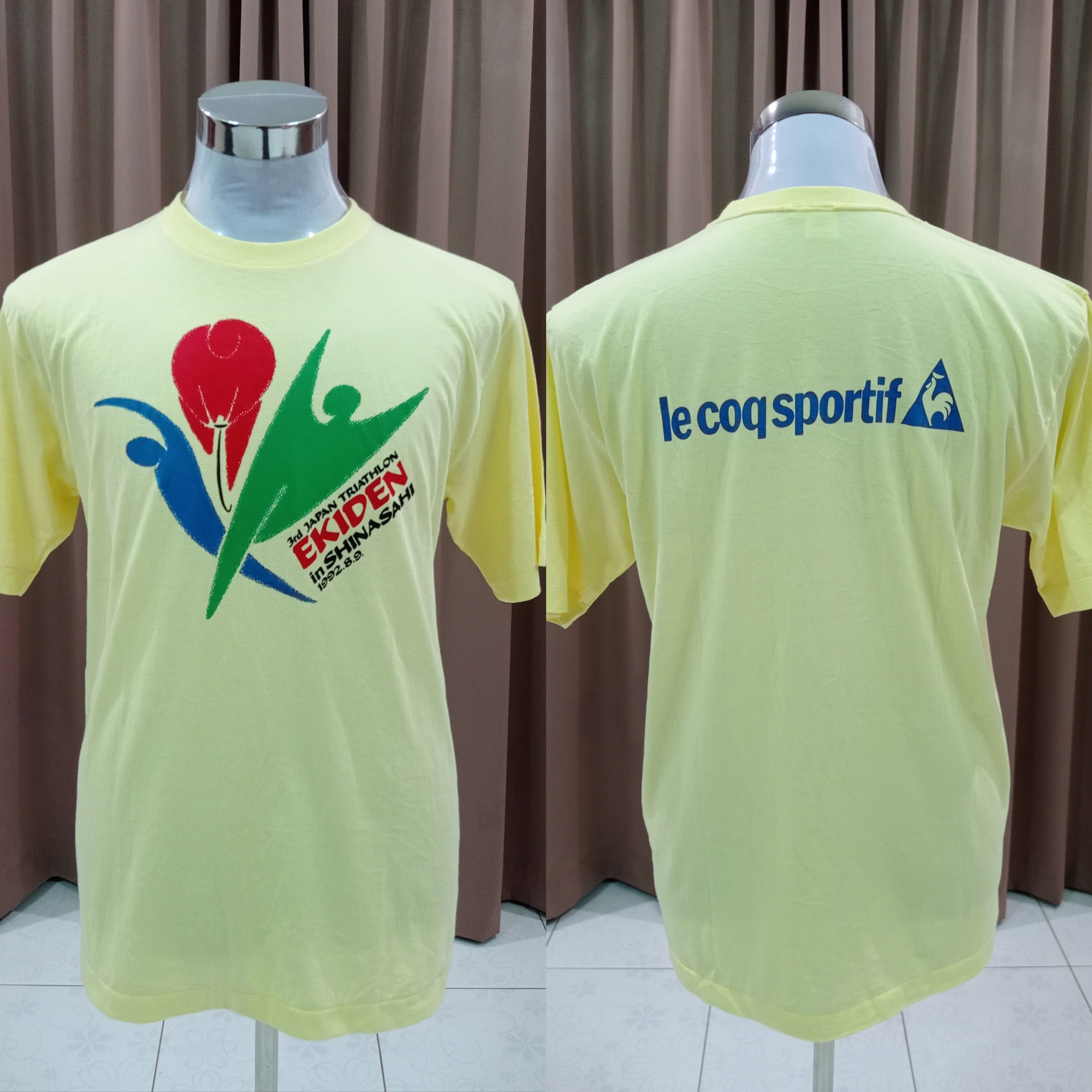 Le Coq Sportif 1992 LE COQ SPORTIF VINTAGE TEE – MADE IN JAPAN Size US L / EU 52-54 / 3 - 1 Thumbnail