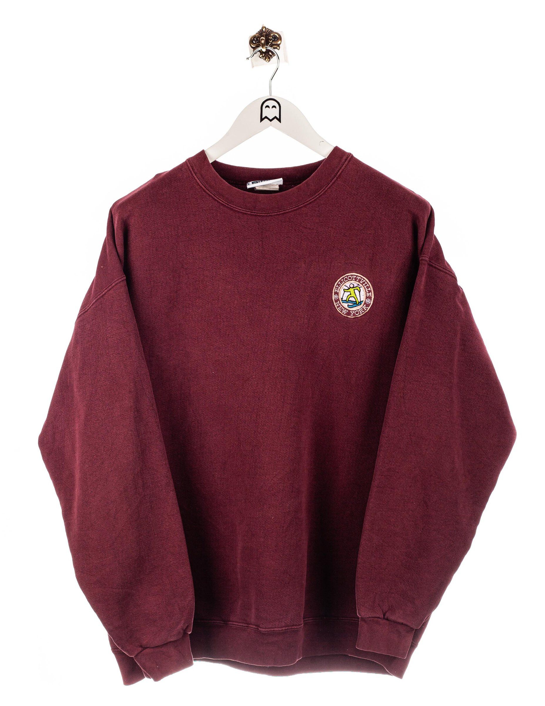 Lee Vintage lee Sweatshirt Ellicottville Embroidery Red | Grailed