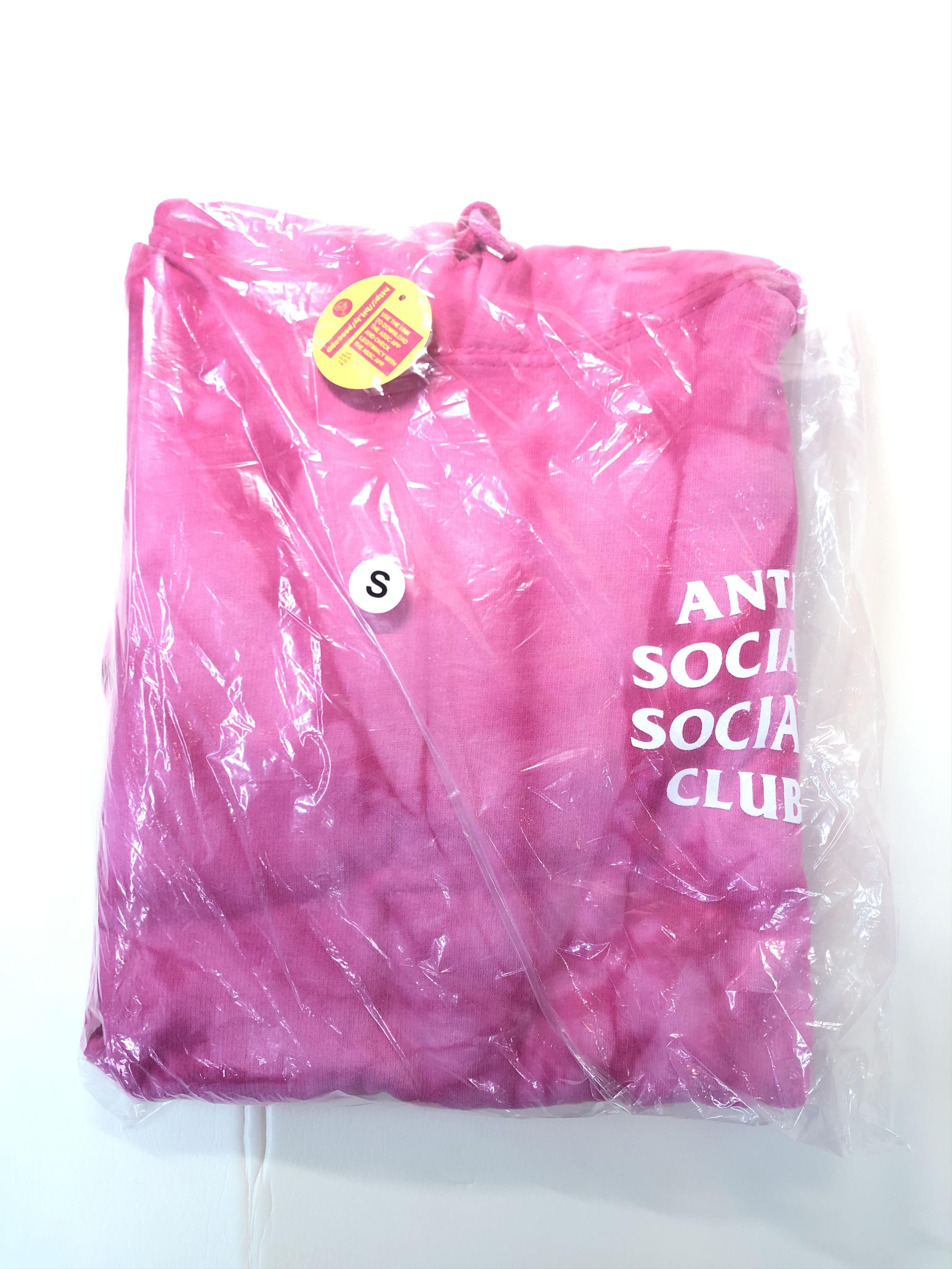 Anti Social Social Club DS ASSC White Logo Laguna Pink Tie Dye Hoodie in hoodie CDG Size US S / EU 44-46 / 1 - 2 Thumbnail