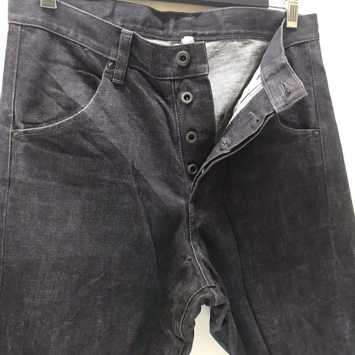 Japanese Brand Goin'on X RUPERT Black Denim Engineered Jeans Flare Size US 33 - 1 Thumbnail