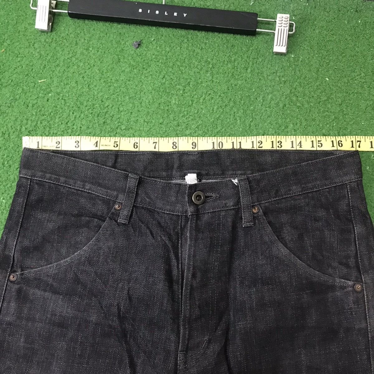 Japanese Brand Goin'on X RUPERT Black Denim Engineered Jeans Flare Size US 33 - 17 Thumbnail