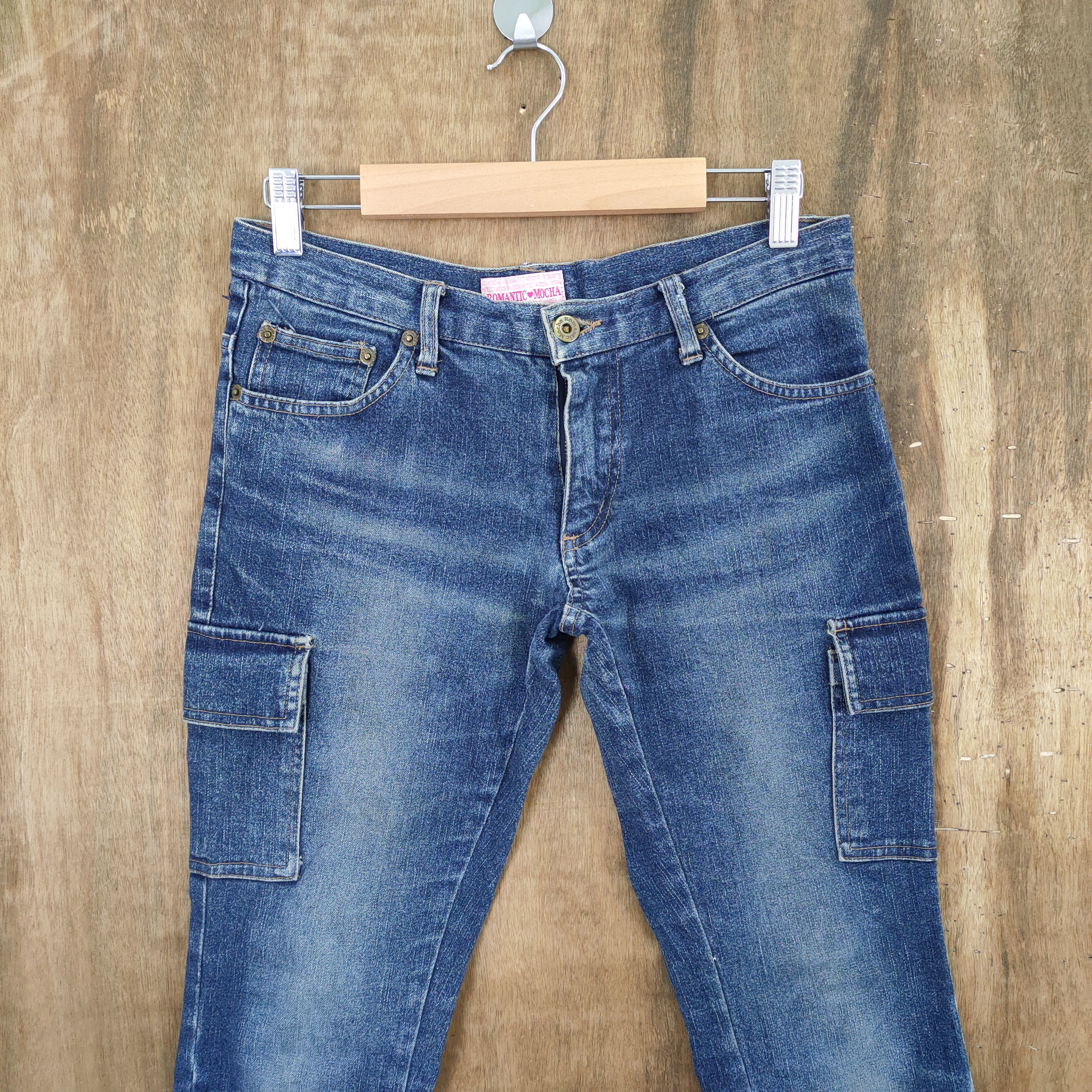 Japanese Brand × Jean ROMANTIC MOCHA DENIM JEANS CARGO PANTS Size US 26 / EU 42 - 3 Thumbnail