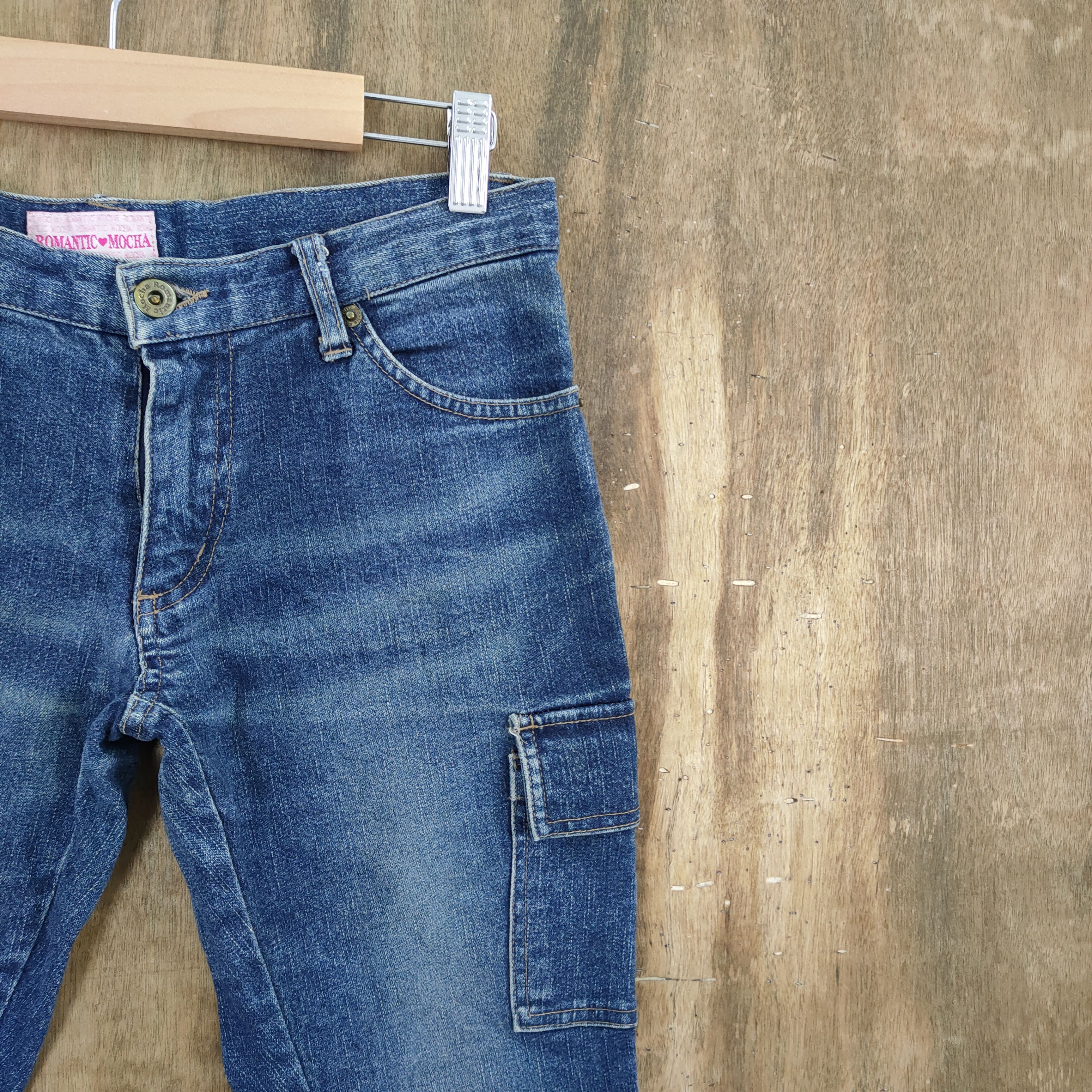 Japanese Brand × Jean ROMANTIC MOCHA DENIM JEANS CARGO PANTS Size US 26 / EU 42 - 7 Thumbnail