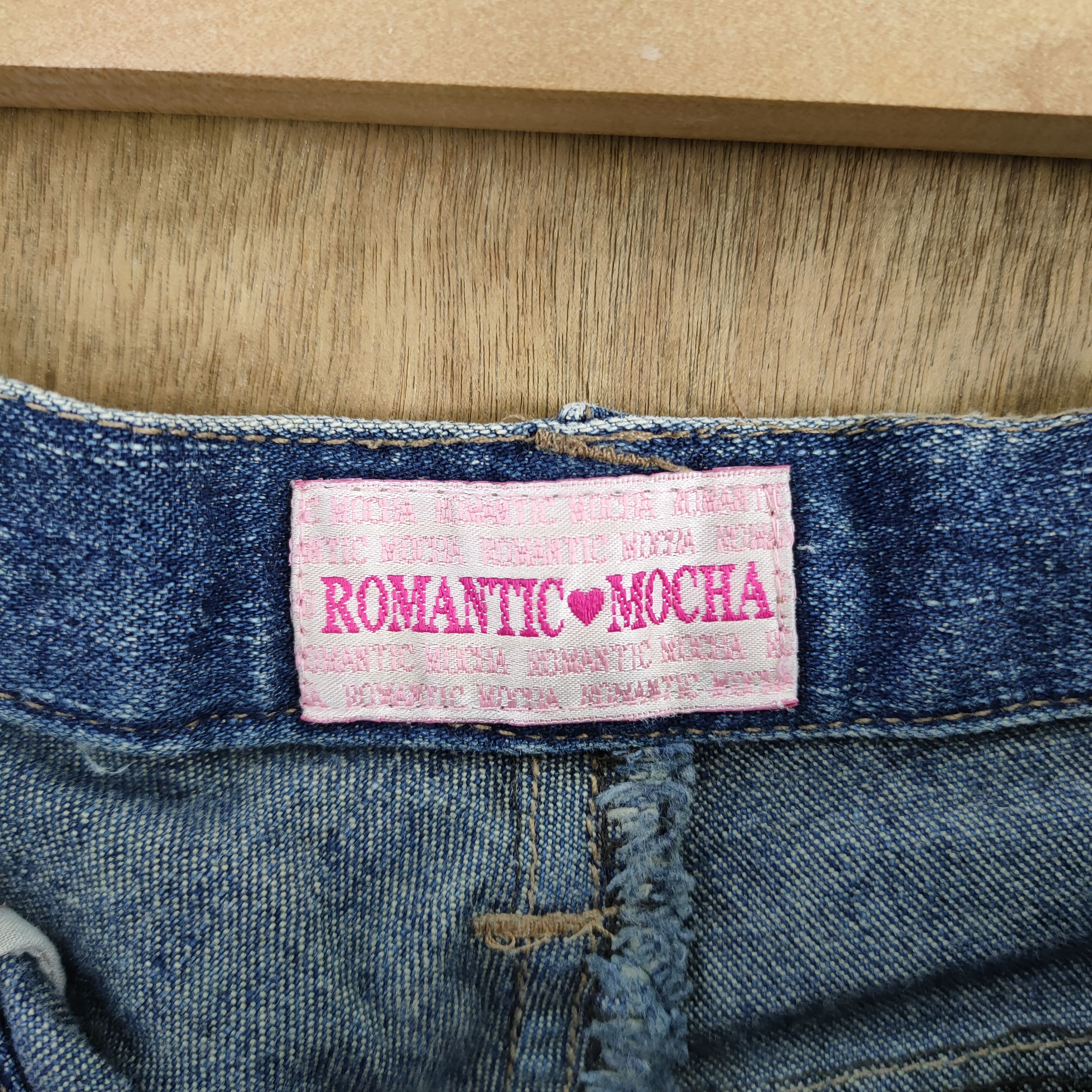 Japanese Brand × Jean ROMANTIC MOCHA DENIM JEANS CARGO PANTS Size US 26 / EU 42 - 6 Thumbnail