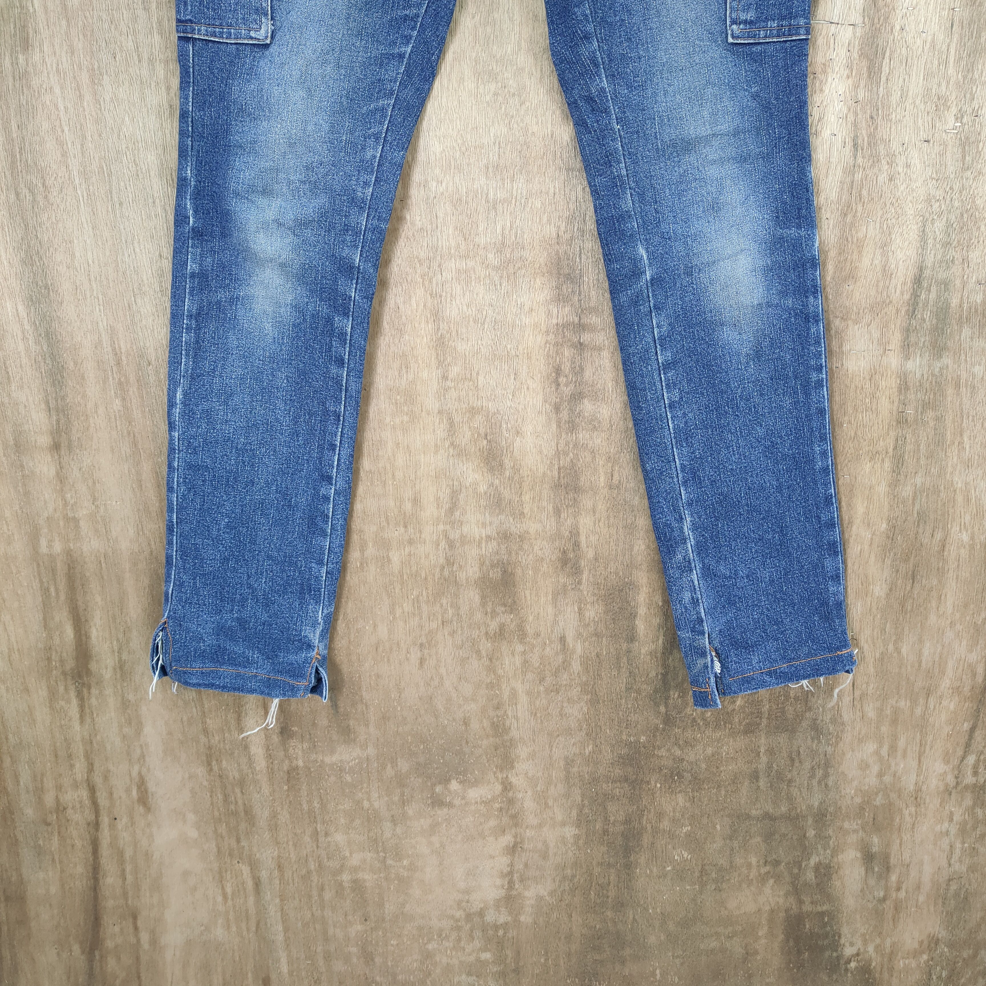 Japanese Brand × Jean ROMANTIC MOCHA DENIM JEANS CARGO PANTS Size US 26 / EU 42 - 4 Thumbnail
