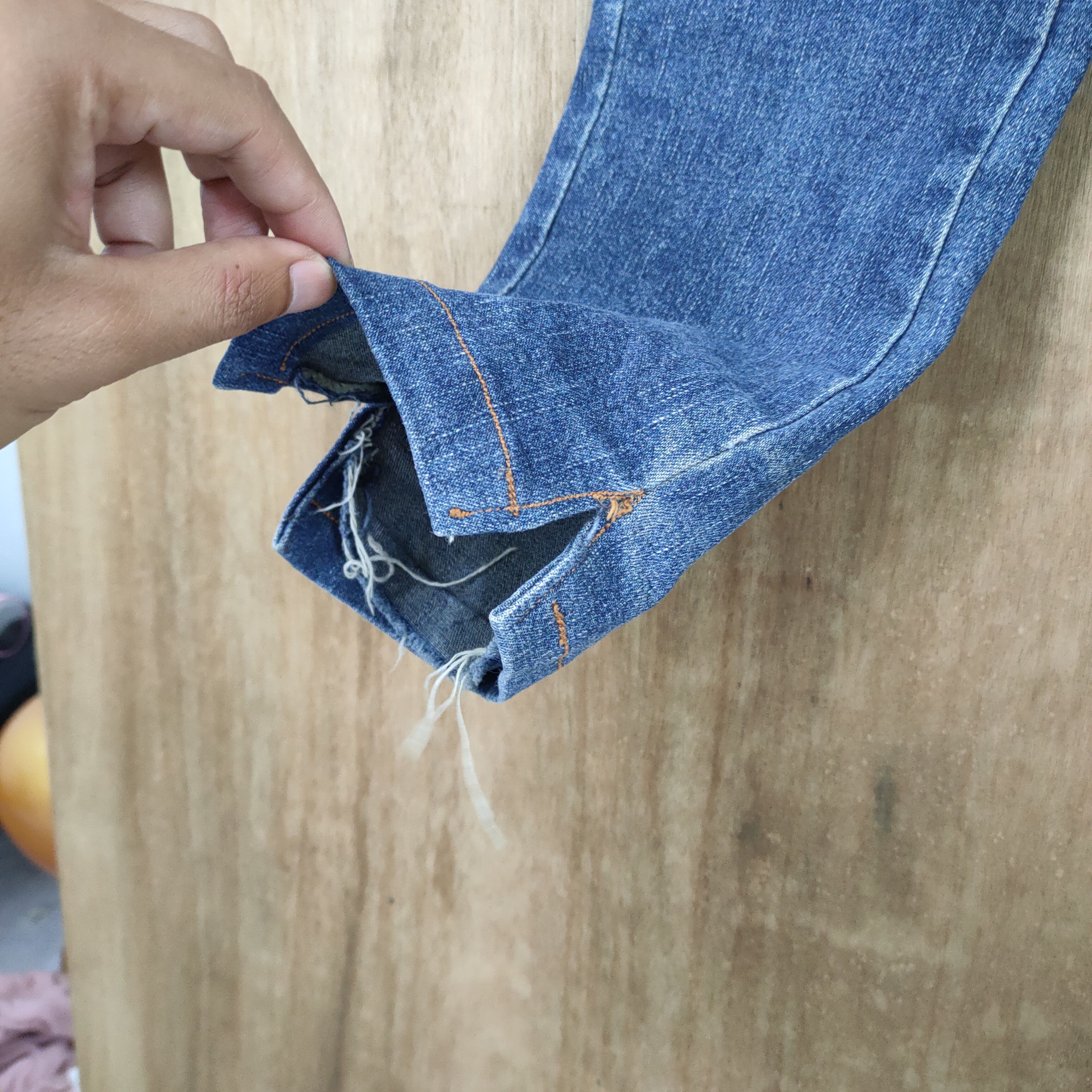 Japanese Brand × Jean ROMANTIC MOCHA DENIM JEANS CARGO PANTS Size US 26 / EU 42 - 9 Thumbnail