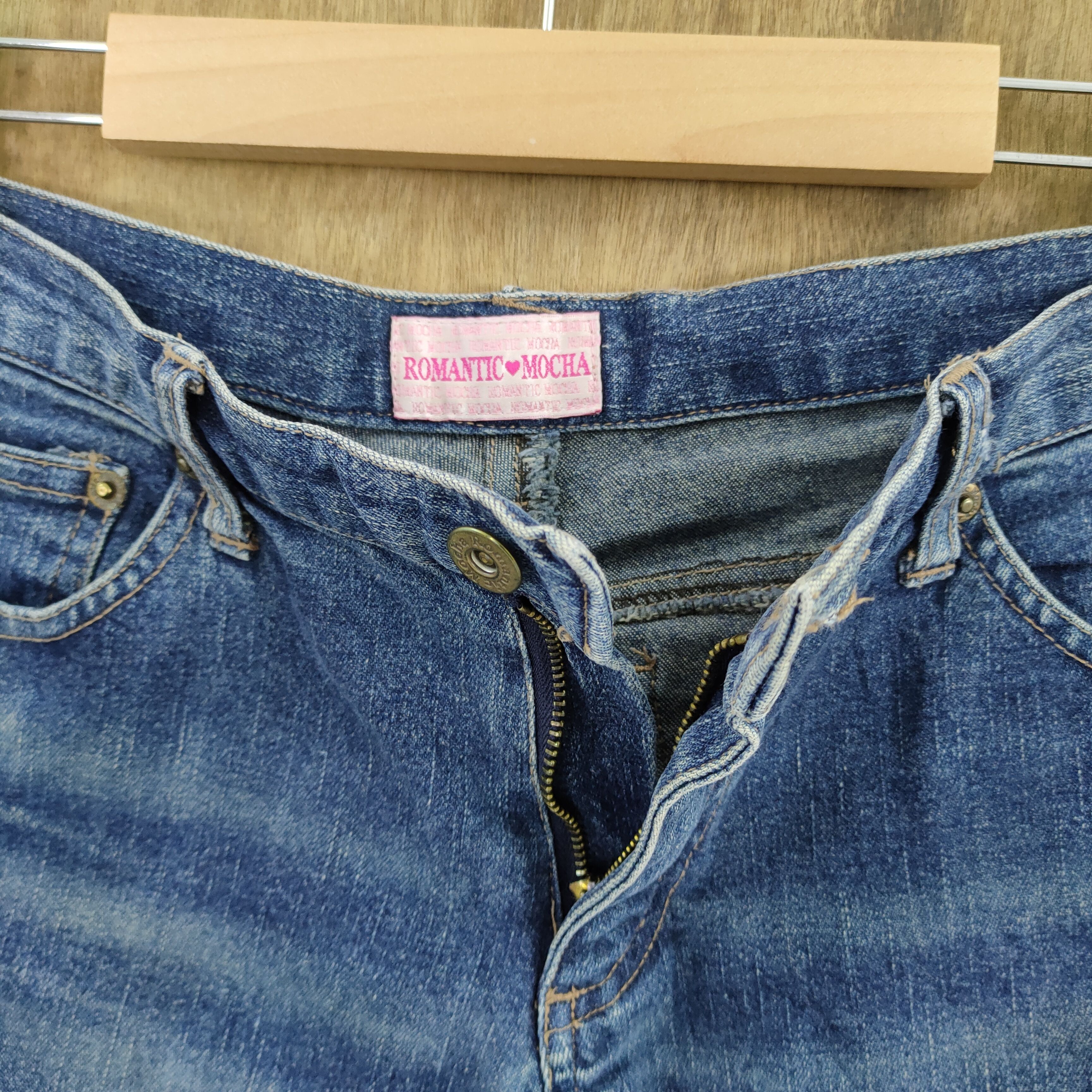 Japanese Brand × Jean ROMANTIC MOCHA DENIM JEANS CARGO PANTS Size US 26 / EU 42 - 5 Thumbnail