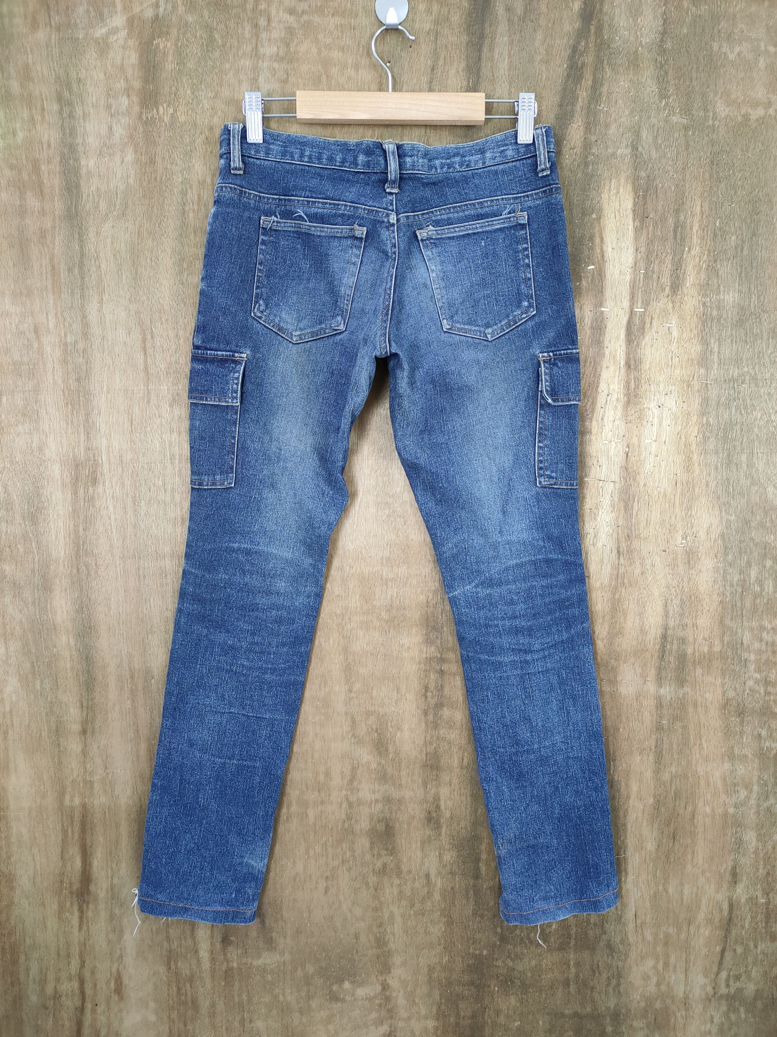 Japanese Brand × Jean ROMANTIC MOCHA DENIM JEANS CARGO PANTS Size US 26 / EU 42 - 2 Thumbnail