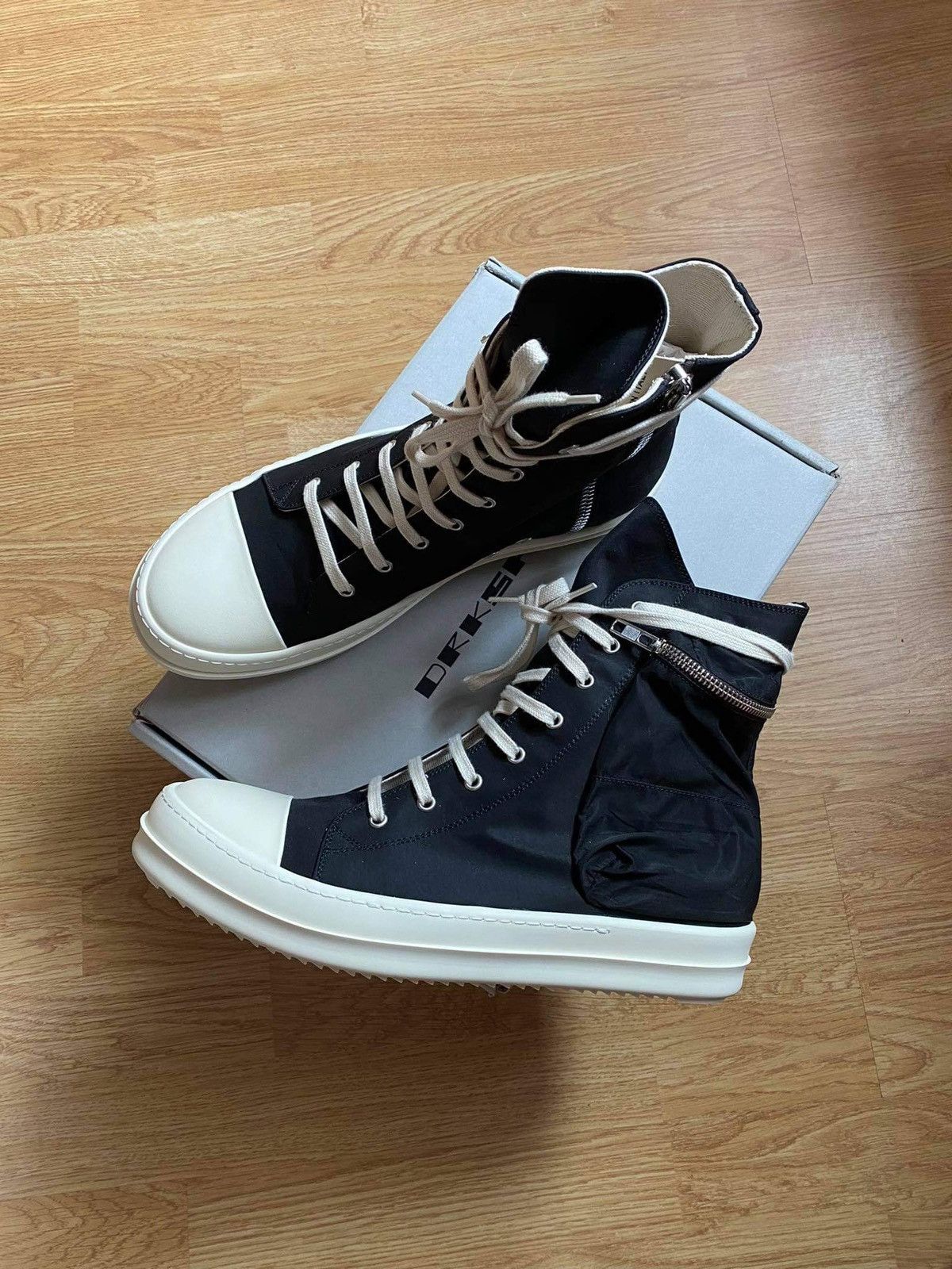 Rick Owens × Rick Owens Drkshdw rick owens ramones drkshdw high cargo 43 |  Grailed