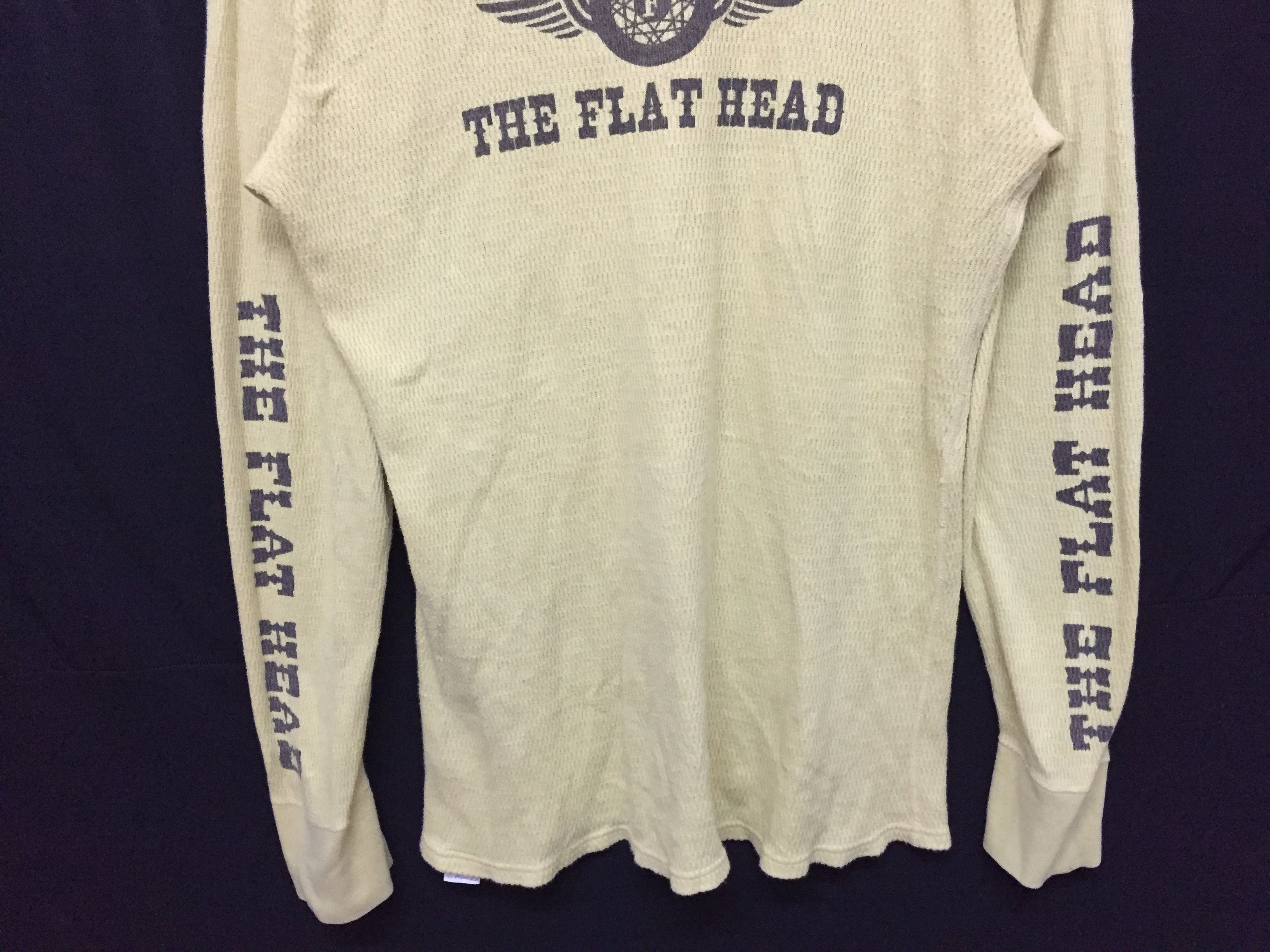 Japanese Brand × Orslow × The Flat Head 90's The Flat Head Wafer Knit long sleeve shirt Size US M / EU 48-50 / 2 - 4 Thumbnail