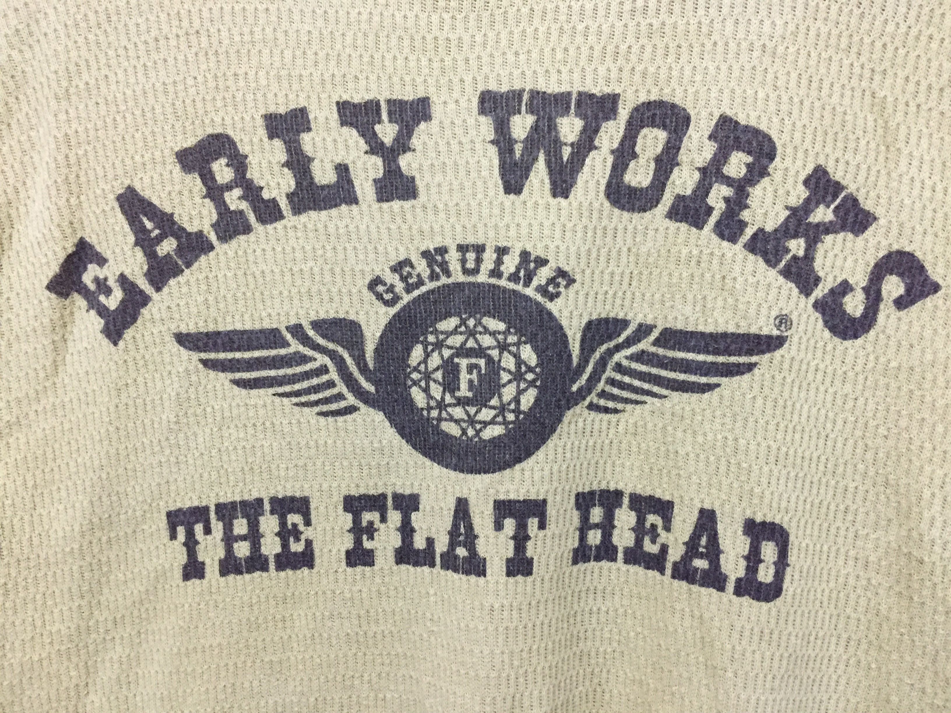 Japanese Brand × Orslow × The Flat Head 90's The Flat Head Wafer Knit long sleeve shirt Size US M / EU 48-50 / 2 - 5 Thumbnail