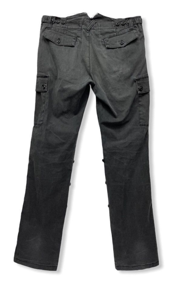 Japanese Brand × The Squad × Vintage RESCUE SQUAD Patch Knee Stretch Cargo Slate Black Size US 33 - 3 Thumbnail