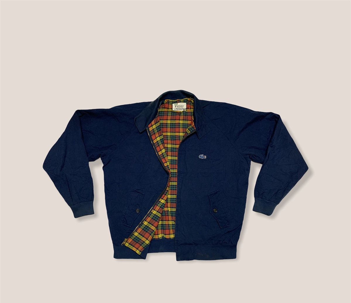 Izod Lacoste Harrington Jacket Vtg 70s IZOD Lacoste Jacket Size XL - Main Image