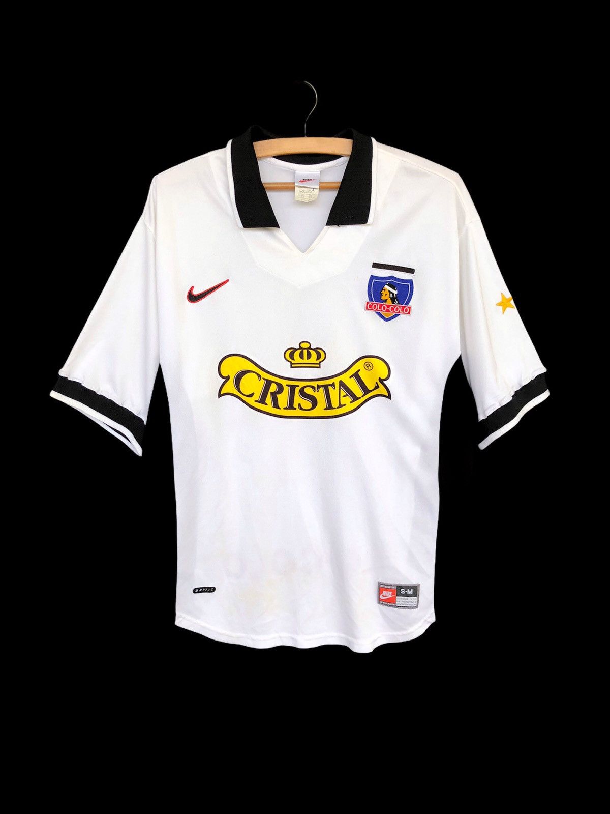 Nike RARE🔥1997-99 Camiseta Colo Colo Nike Home Jersey Size US L / EU 52-54 / 3 - 1 Thumbnail
