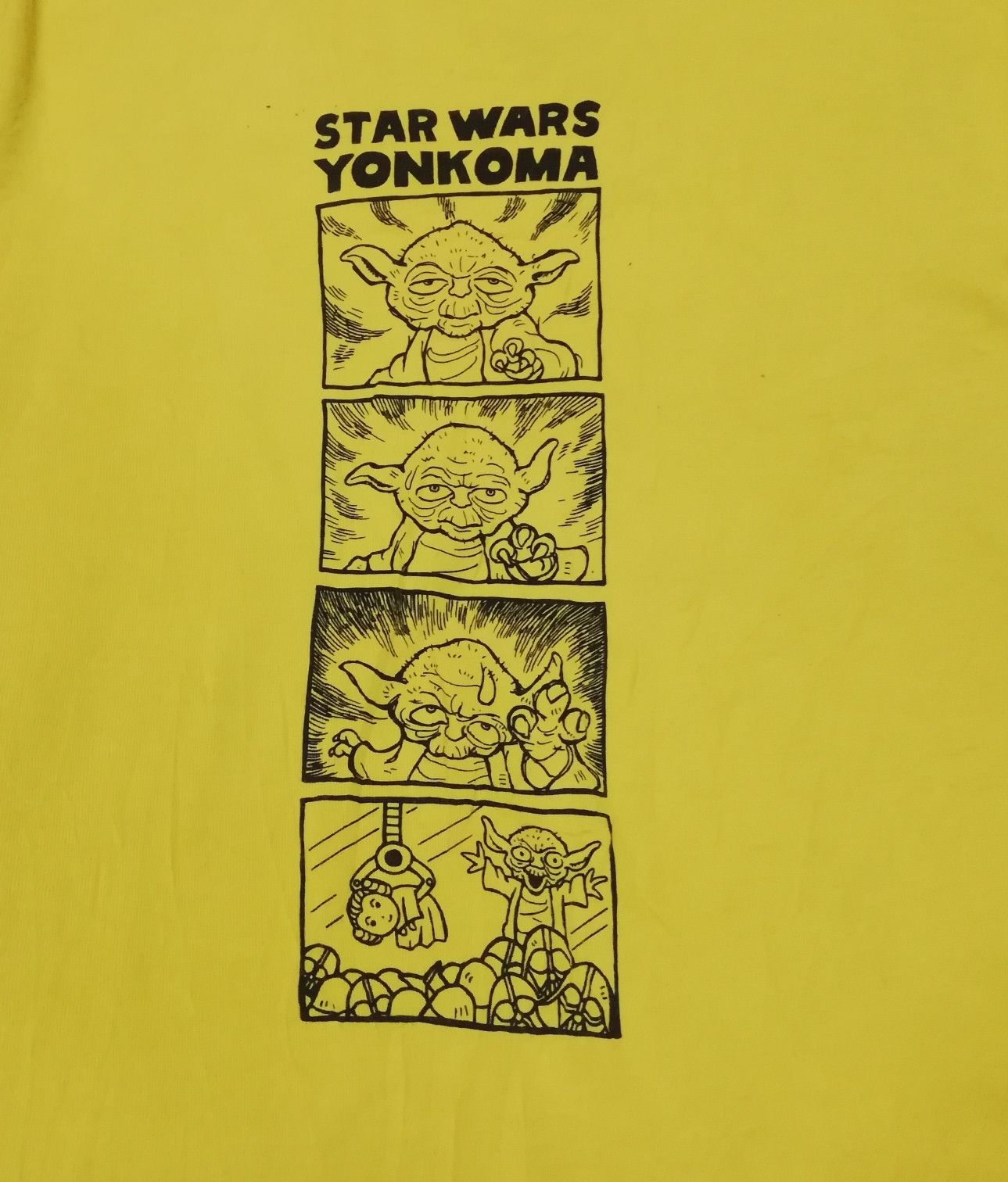 Star Wars Star Wars Yonkoma 2015 UTGP Shirts Large Yellow Colour Size US L / EU 52-54 / 3 - 4 Thumbnail