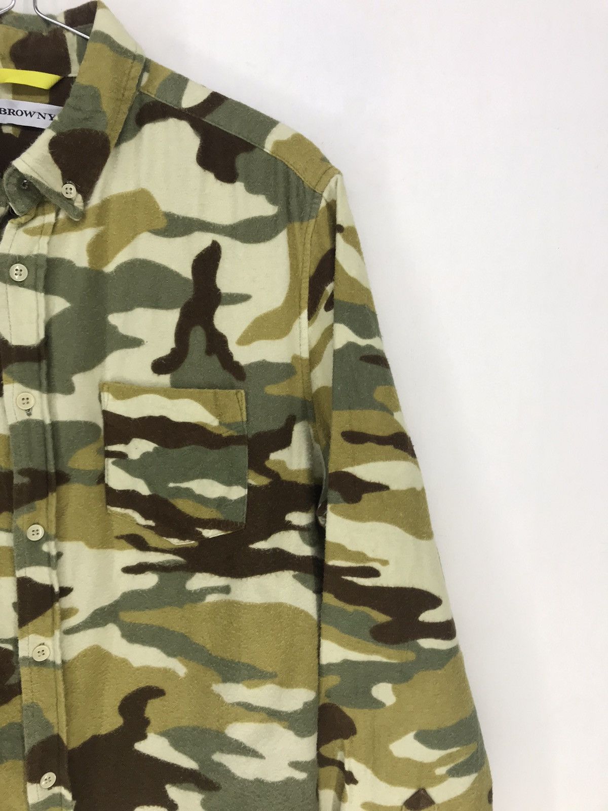 Browny Camouflage Button Up Shirt