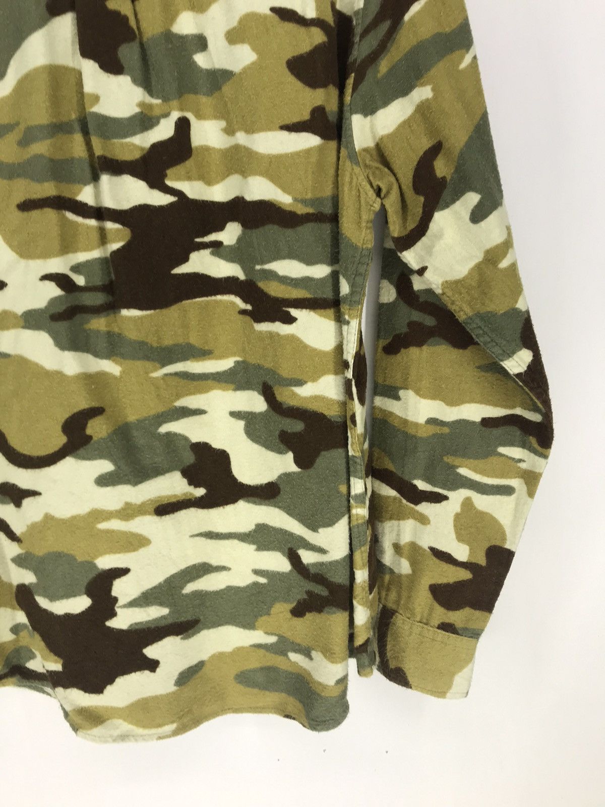 Browny Camouflage Button Up Shirt