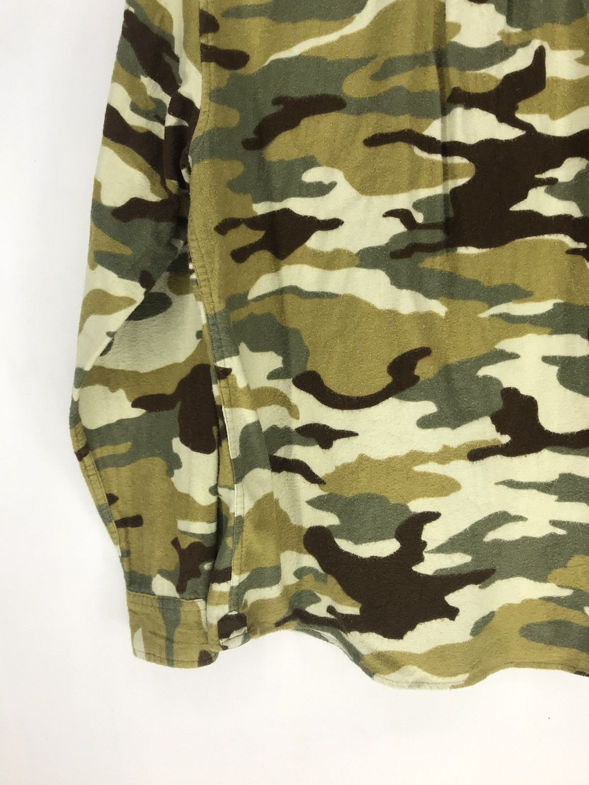 Browny Camouflage Button Up Shirt