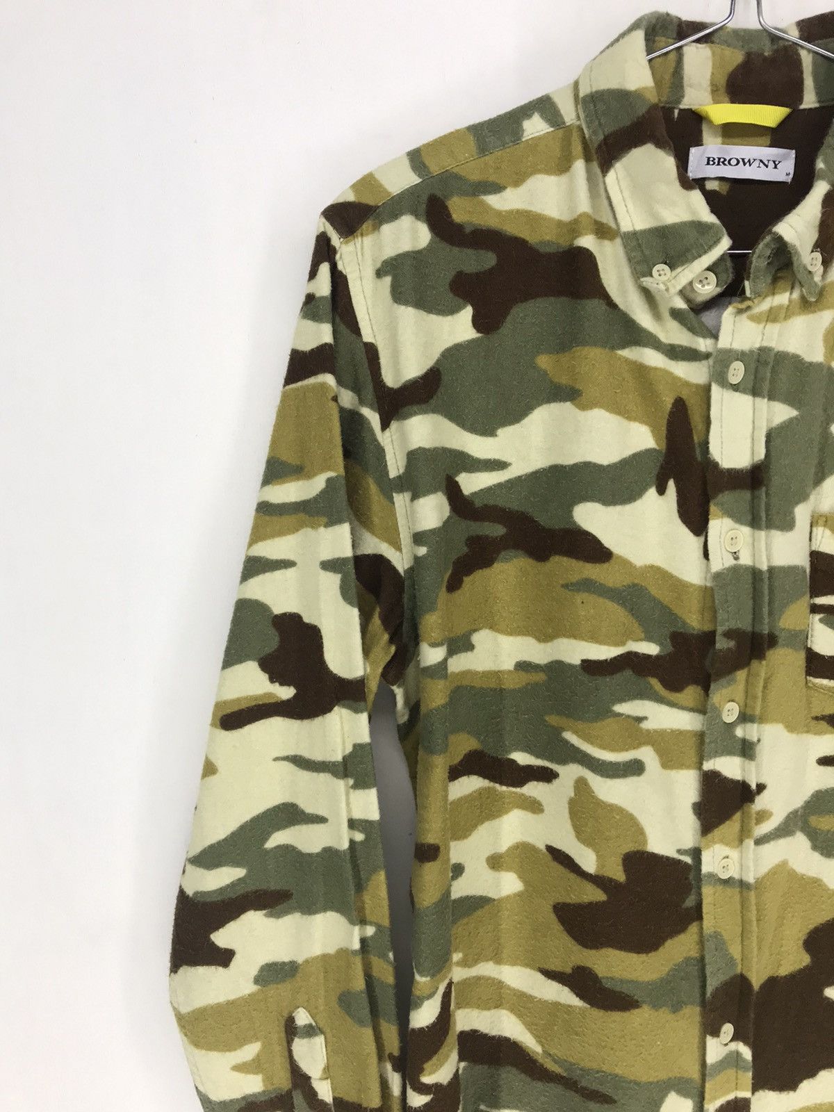 Browny Camouflage Button Up Shirt