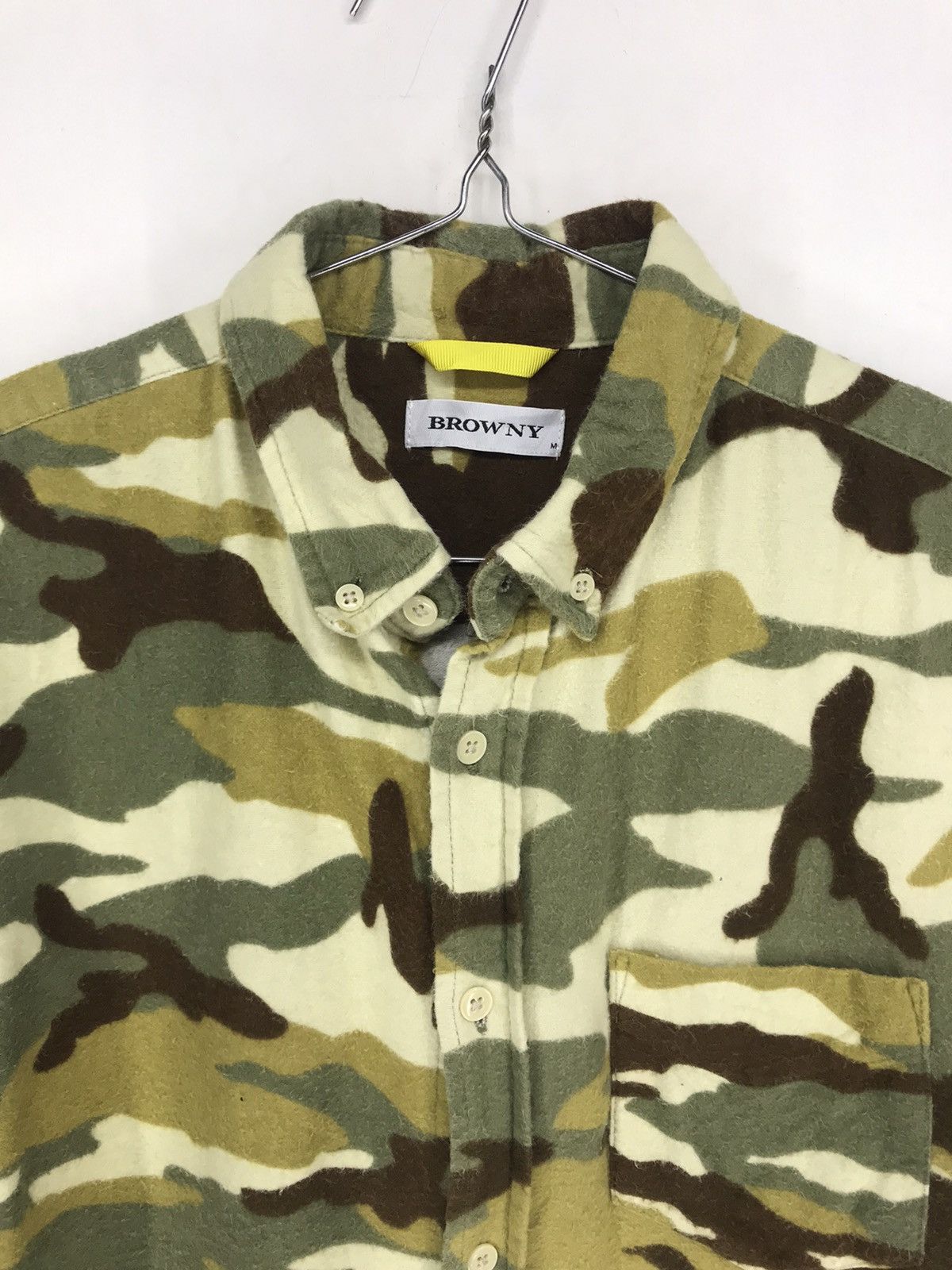 Browny Camouflage Button Up Shirt