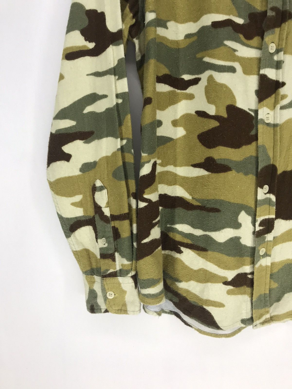 Browny Camouflage Button Up Shirt