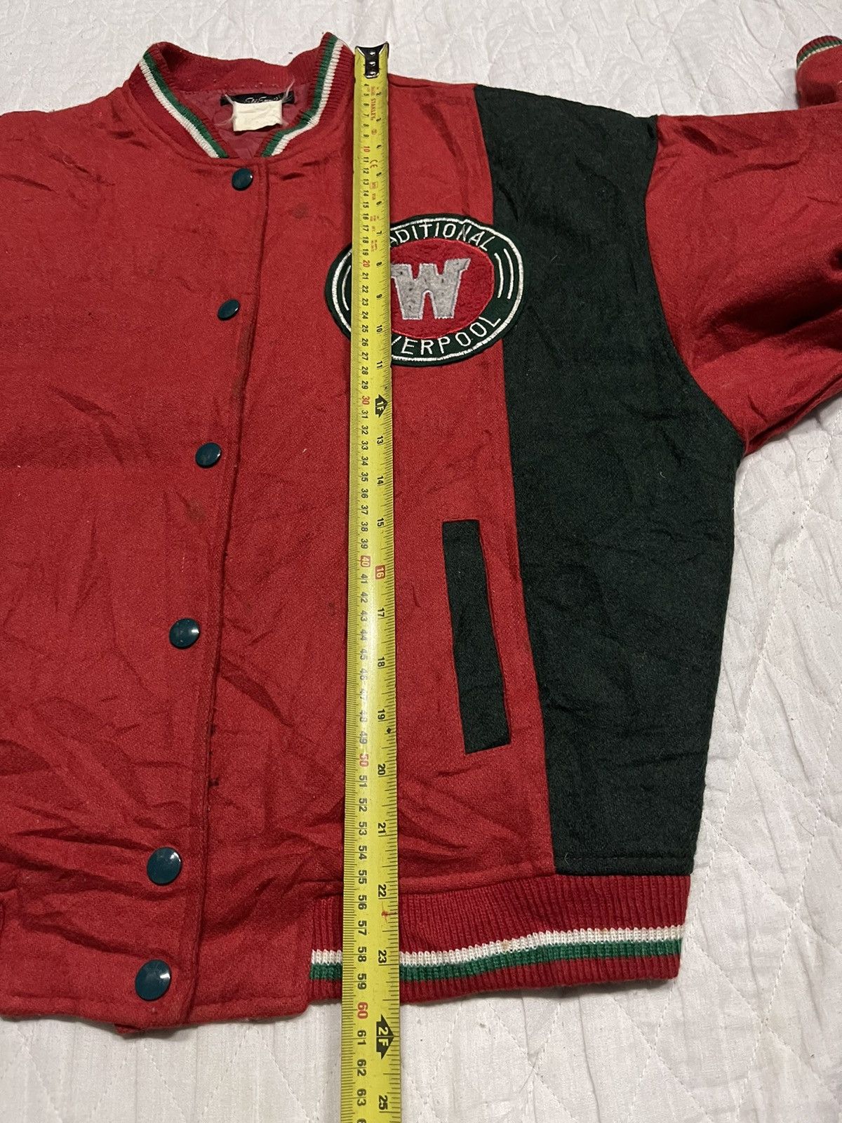 Japanese Brand Liverpool Patch Etienne Varsity Jacket Anne Slot Size US L / EU 52-54 / 3 - 5 Thumbnail