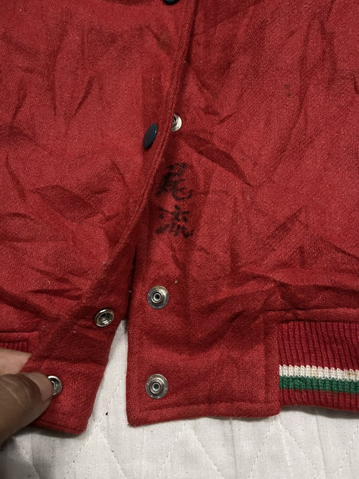 Japanese Brand Liverpool Patch Etienne Varsity Jacket Anne Slot Size US L / EU 52-54 / 3 - 13 Thumbnail